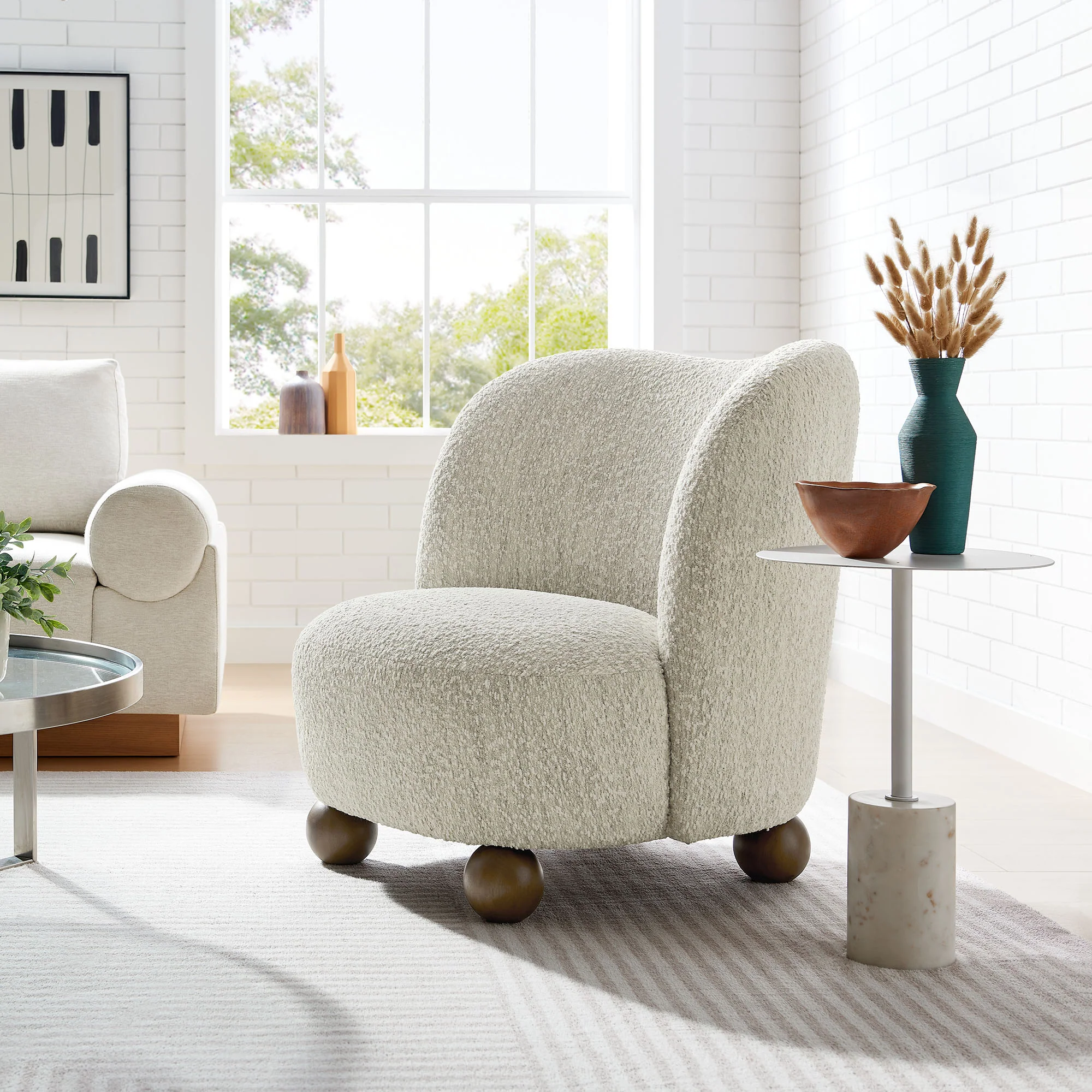 Monroe Boucle Fabric Accent Chair by Modway - Image 16