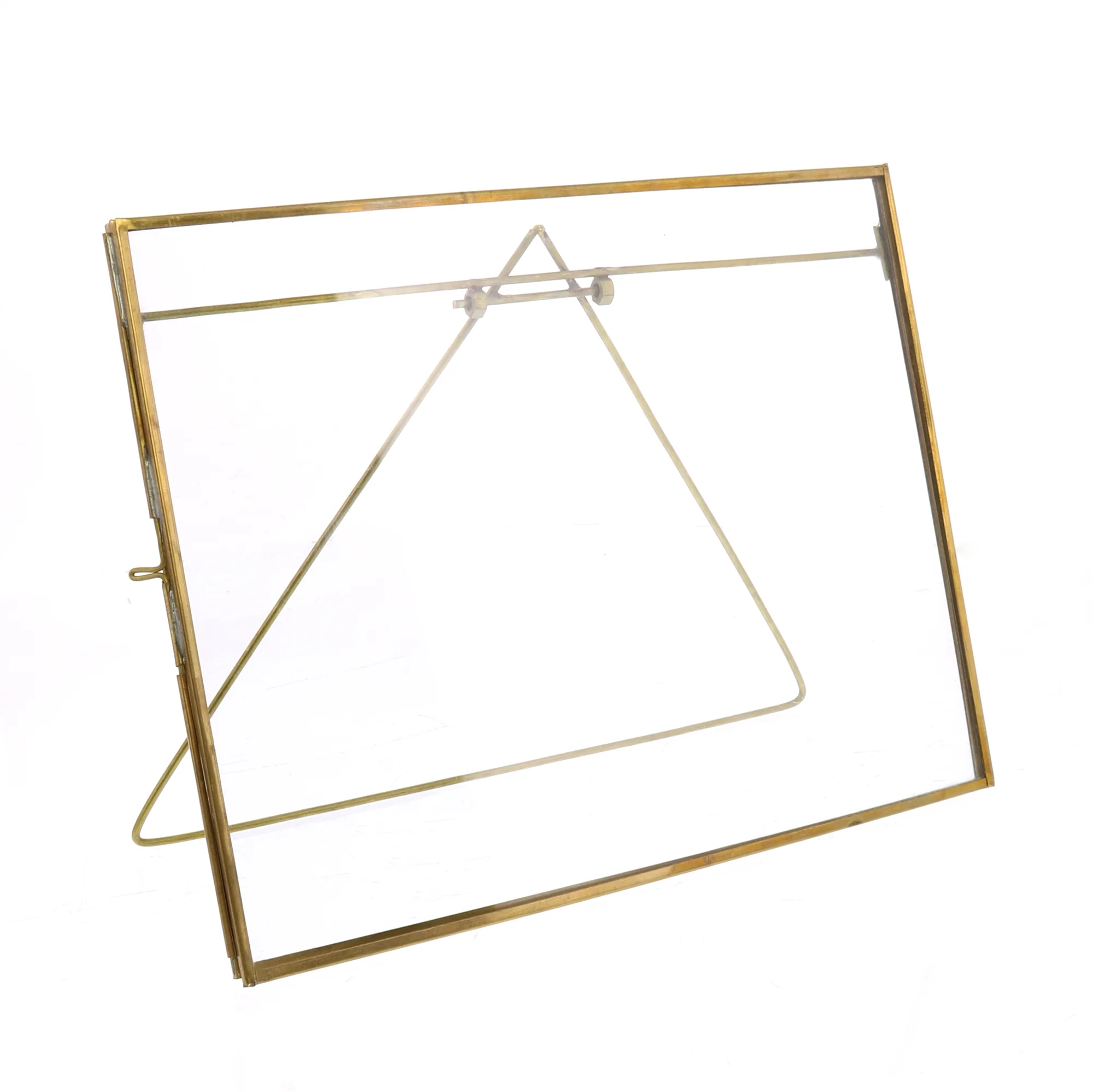Monroe Easel Frame - Horizontal - Brass Set Of 2 By HomArt - Image 4