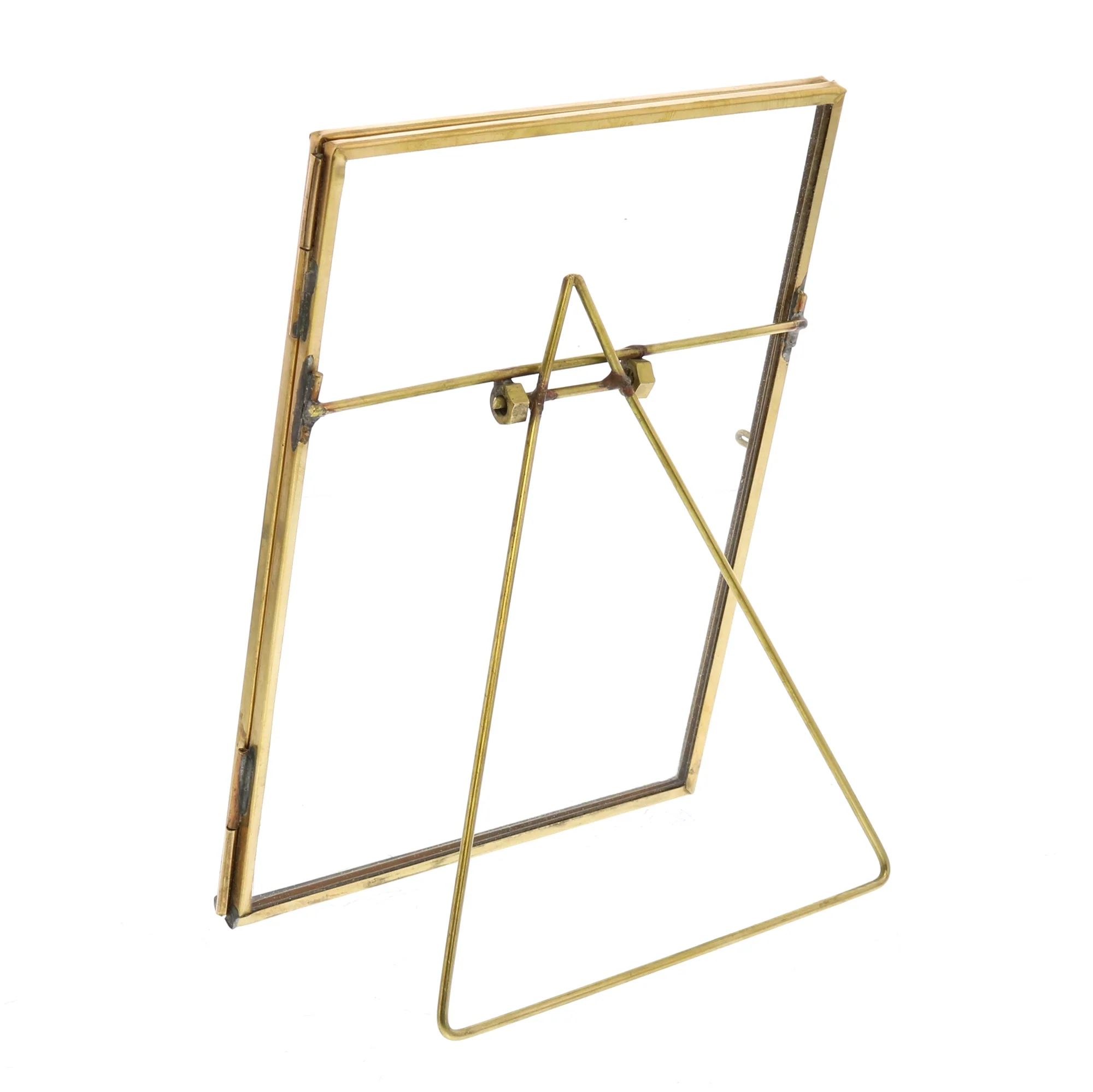 Monroe Easel Frame - Vertical - Brass Set Of 2 By HomArt - Image 3