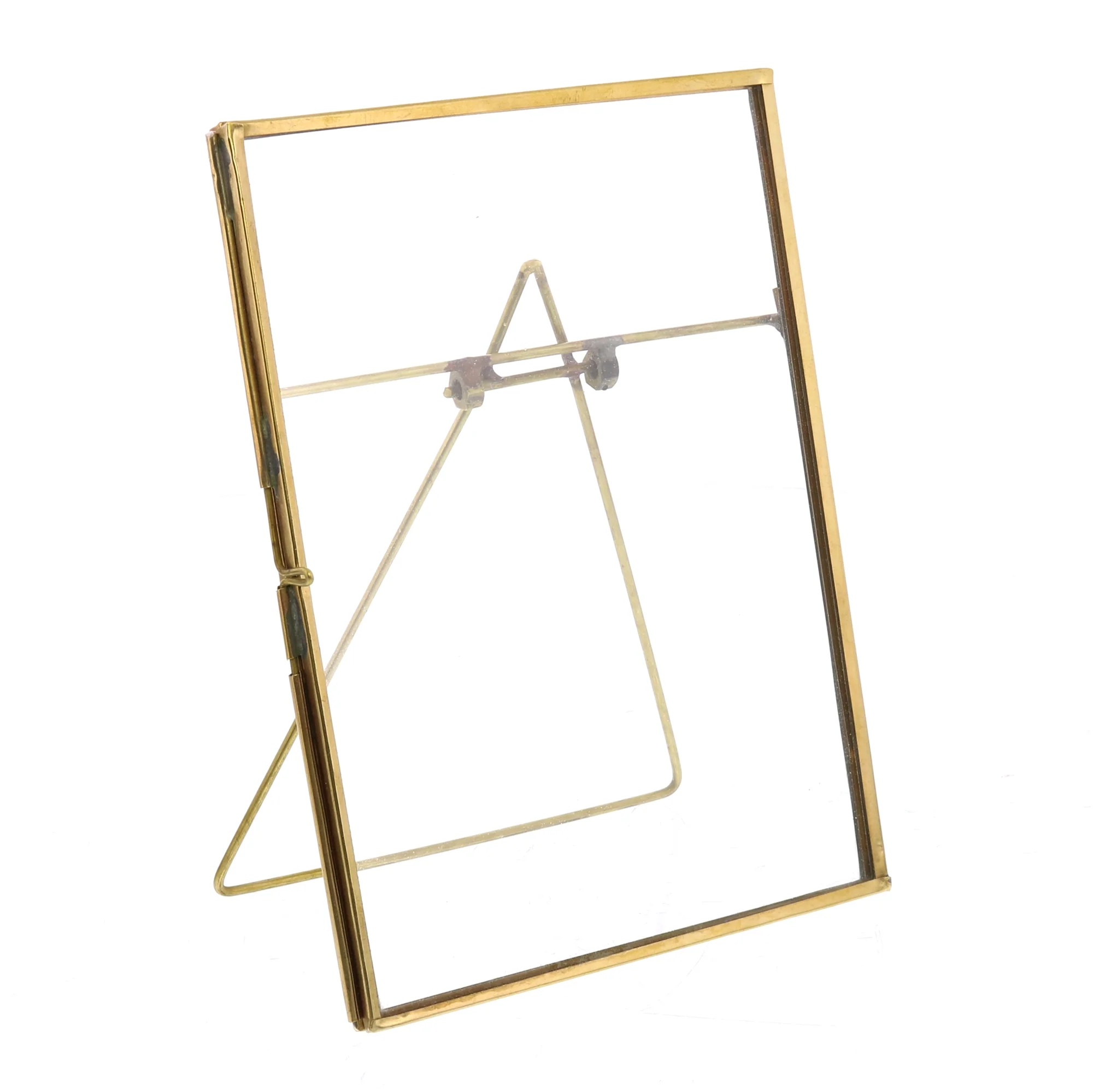 Monroe Easel Frame - Vertical - Brass Set Of 2 By HomArt - Image 4