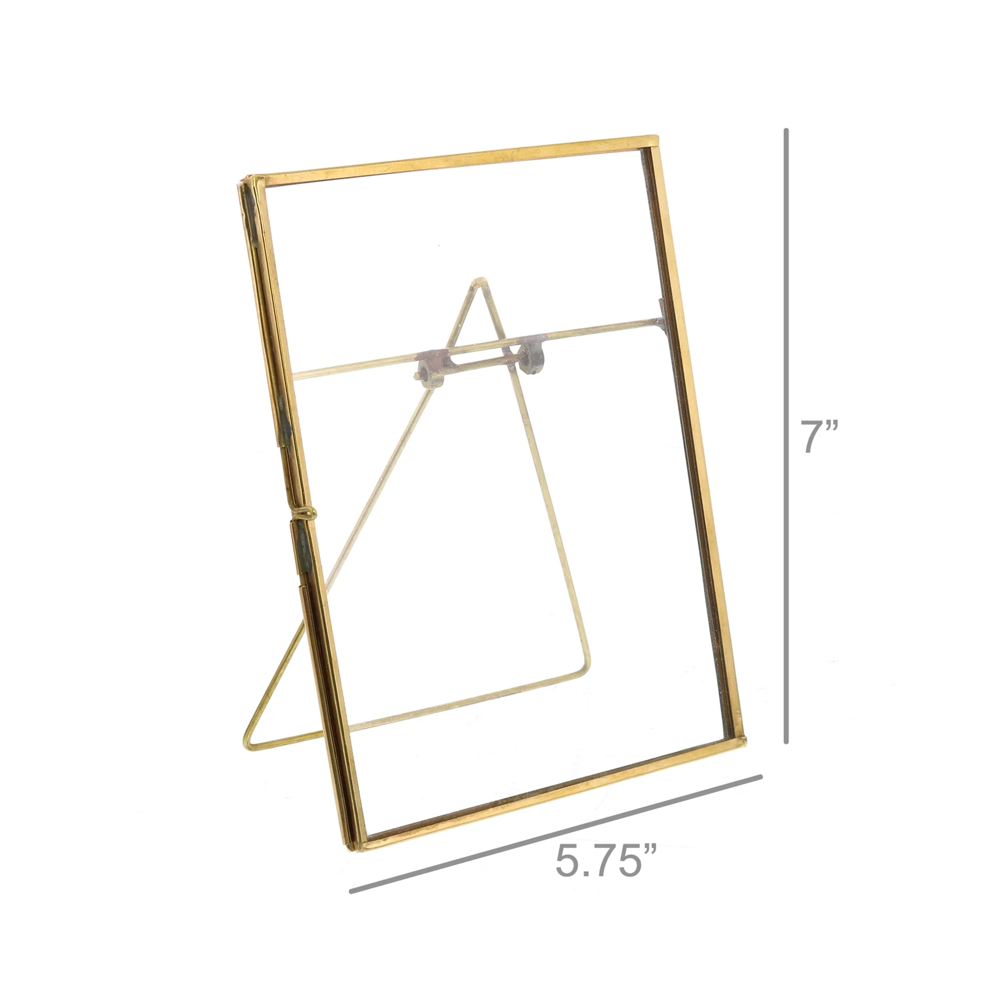 Monroe Easel Frame - Vertical - Brass Set Of 2 By HomArt - Image 5