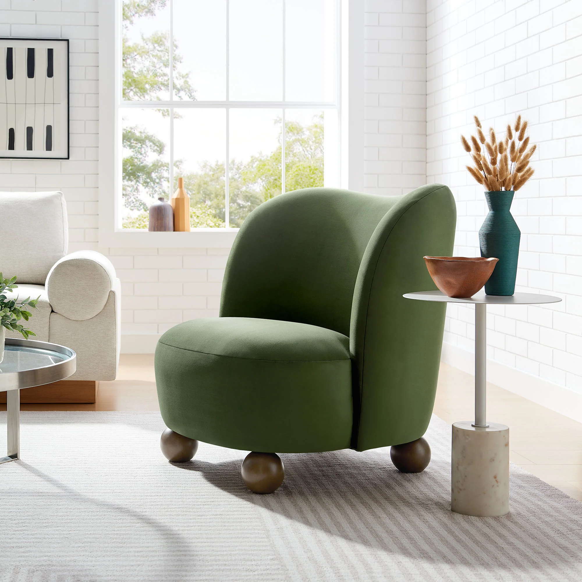 Monroe Performance Velvet Accent Chair by Modway - Image 16