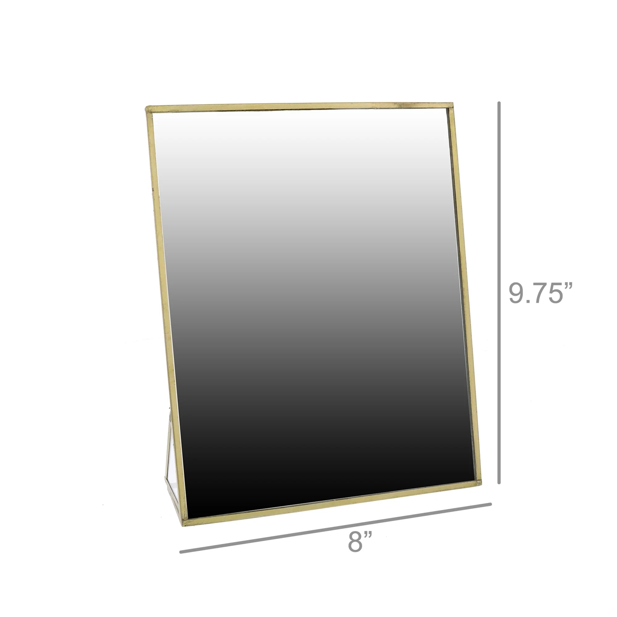 Monroe Vanity Mirror - Large - Brass Set Of 2 By HomArt - Image 5