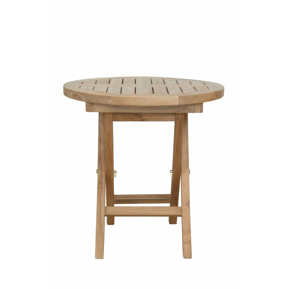 Montage 20" Round Folding Table By Anderson Teak - Image 2