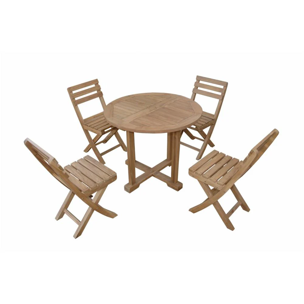 Montage Alabama 5-Pieces Bistro Set By Anderson Teak - Image 2