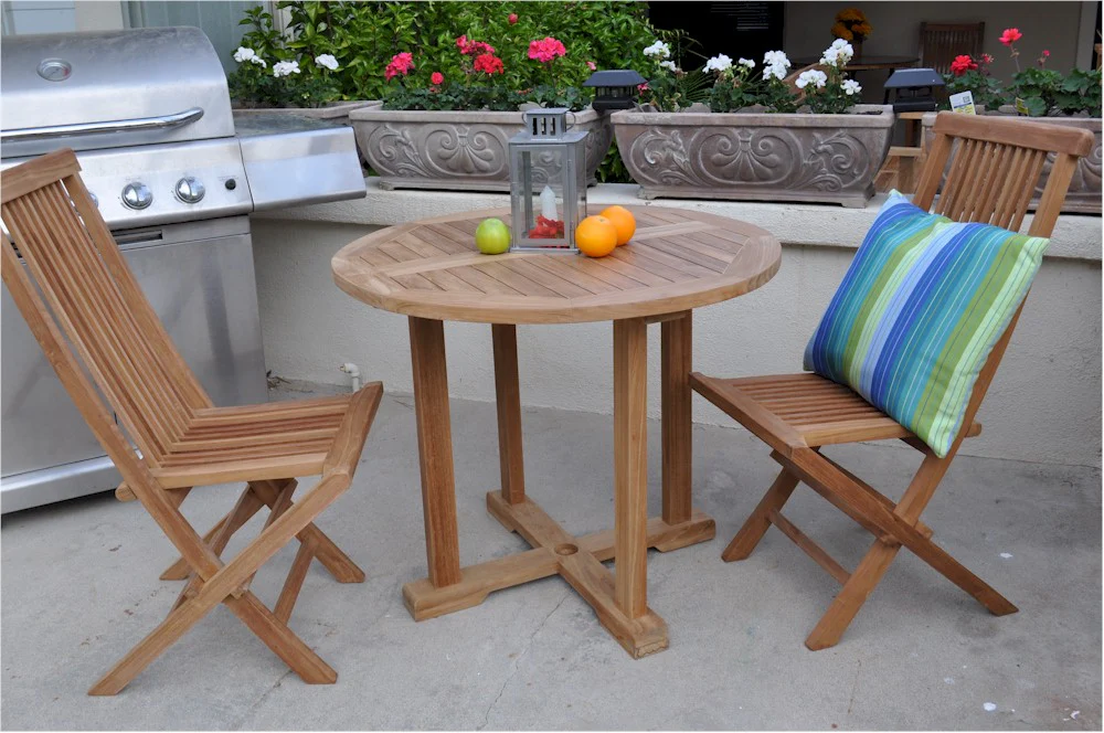Montage Bristol 3-Pieces Dining Set By Anderson Teak - Image 2