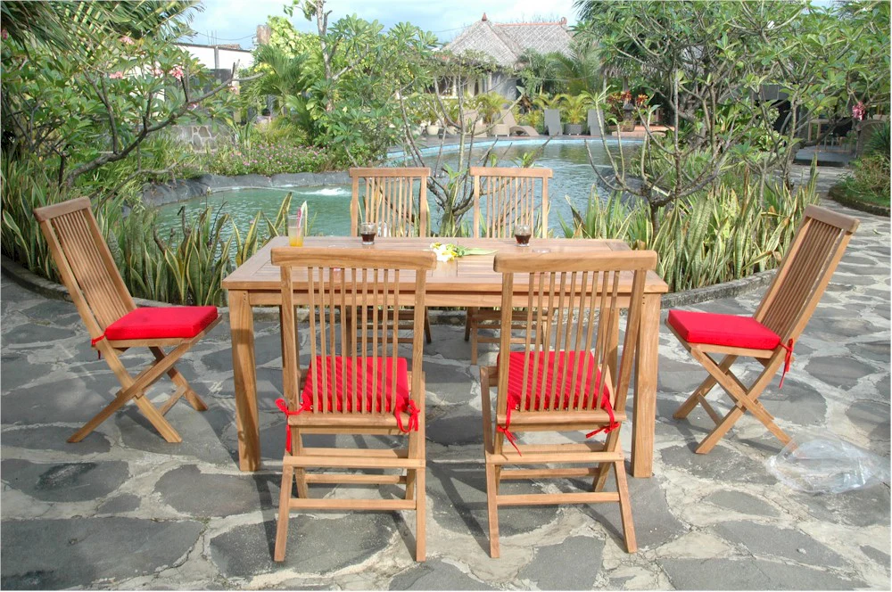 Montage Bristol 7-Pieces Dining Set By Anderson Teak - Image 2