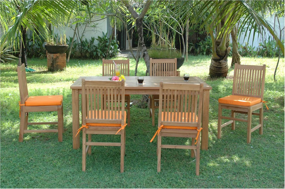 Montage Saratoga 7-Pieces Dining Set By Anderson Teak - Image 2