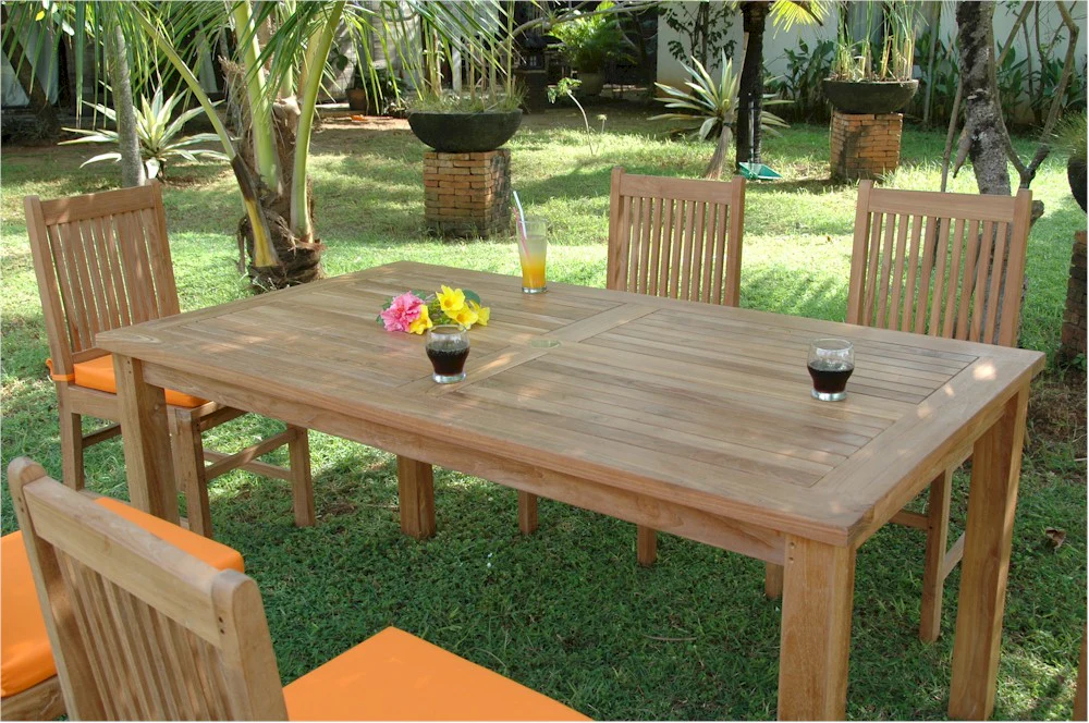 Montage Saratoga 7-Pieces Dining Set By Anderson Teak - Image 4