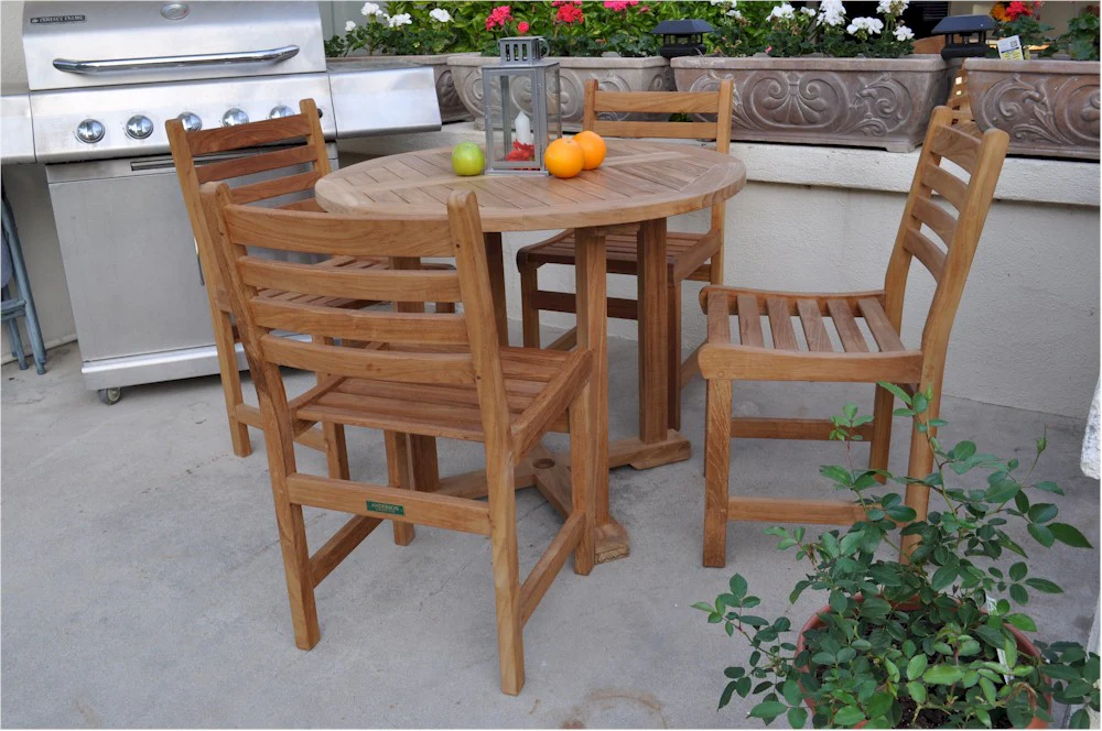 Montage Windham  5- Pices Dining Set B By Anderson Teak - Image 2