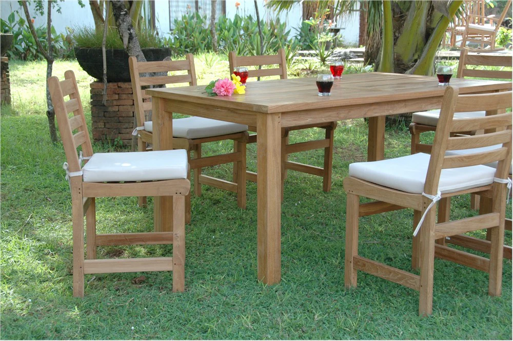Montage Windham 7-Pieces Dining Set By Anderson Teak - Image 4