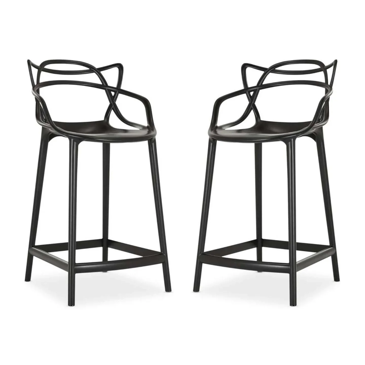 Monte Bar Stool, Black By World Modern Design - Image 4