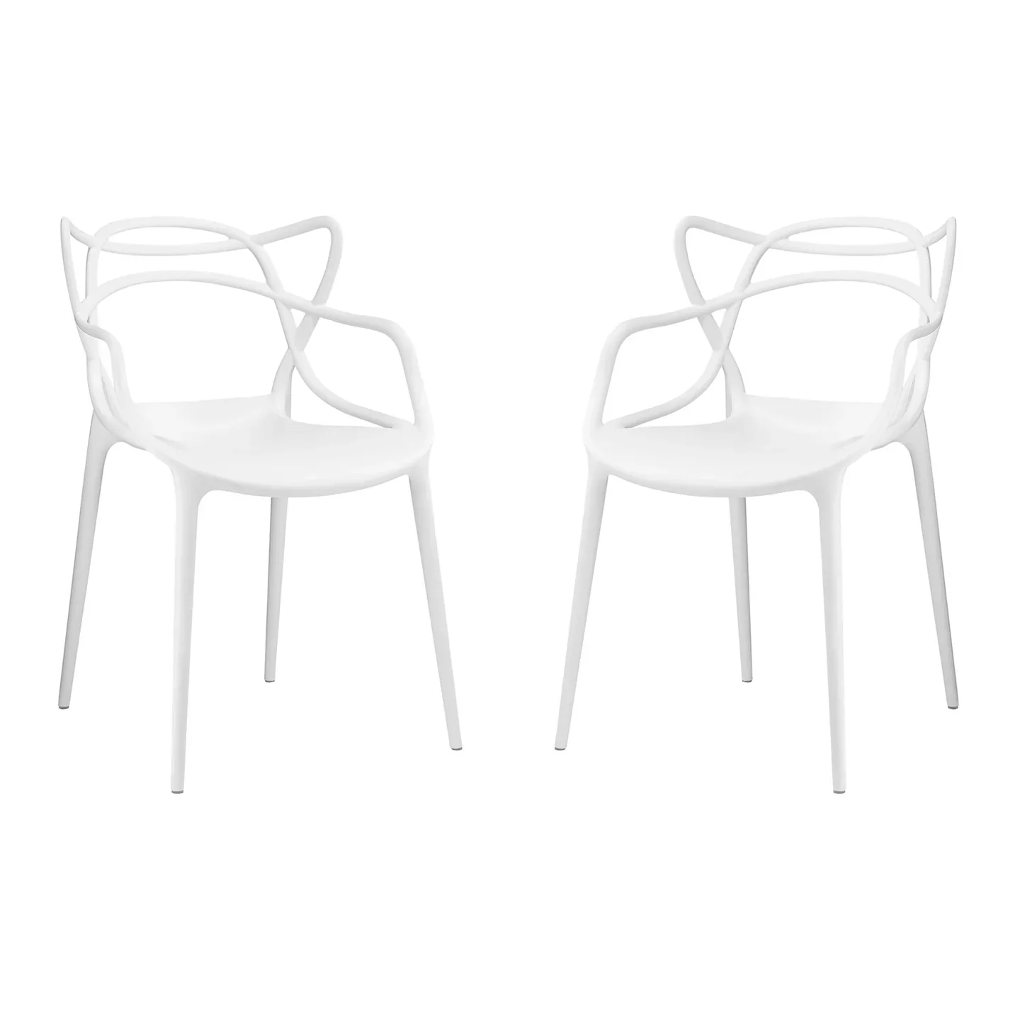 Monte Dining Chair - White By World Modern Design - Image 6