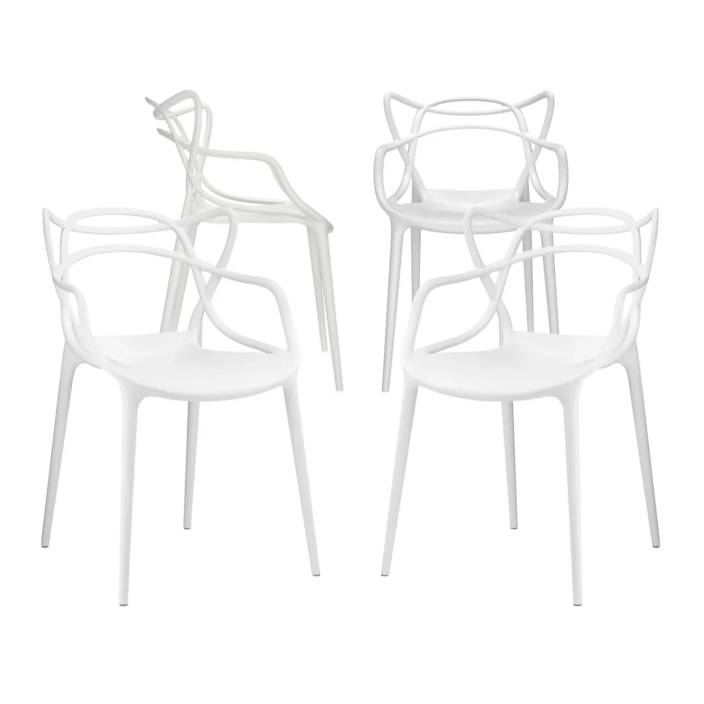 Monte Dining Chair - White By World Modern Design - Image 7