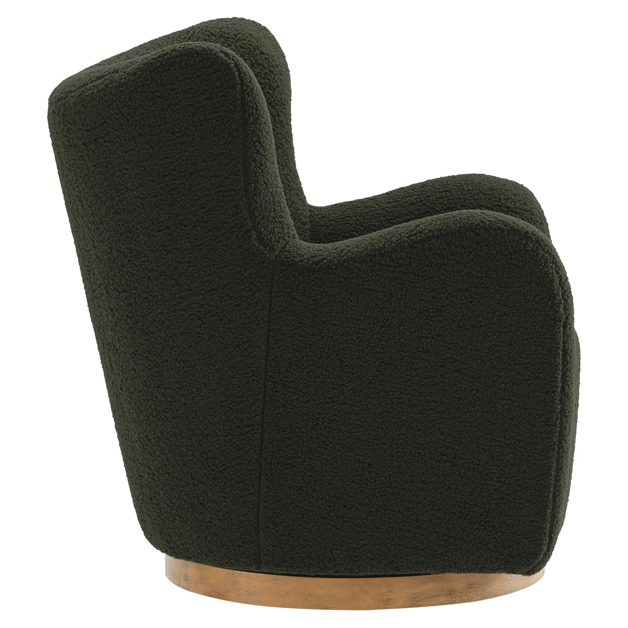 Montrose Wingback Sherpa Swivel Accent Chair by Modway - Image 12