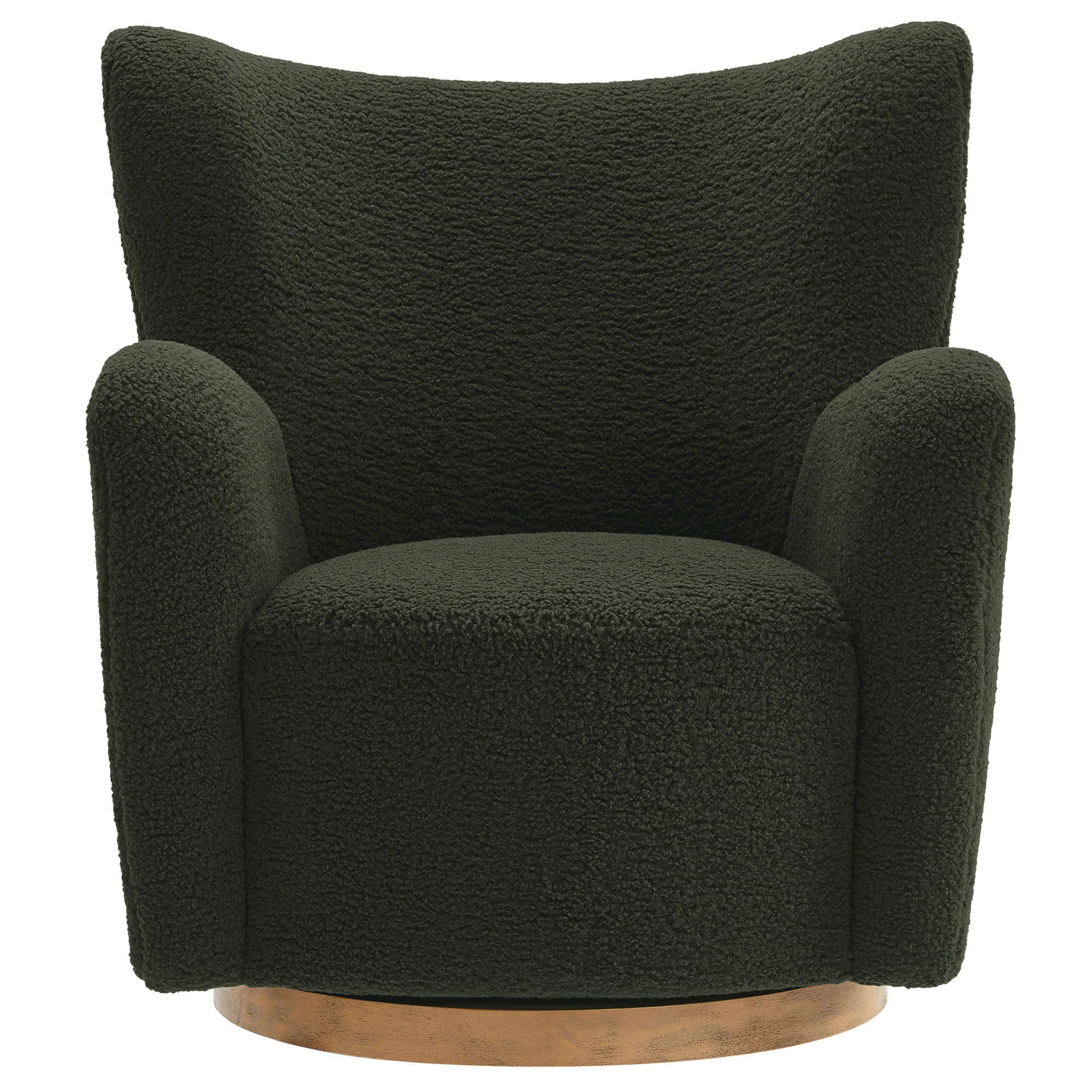 Montrose Wingback Sherpa Swivel Accent Chair by Modway - Image 14