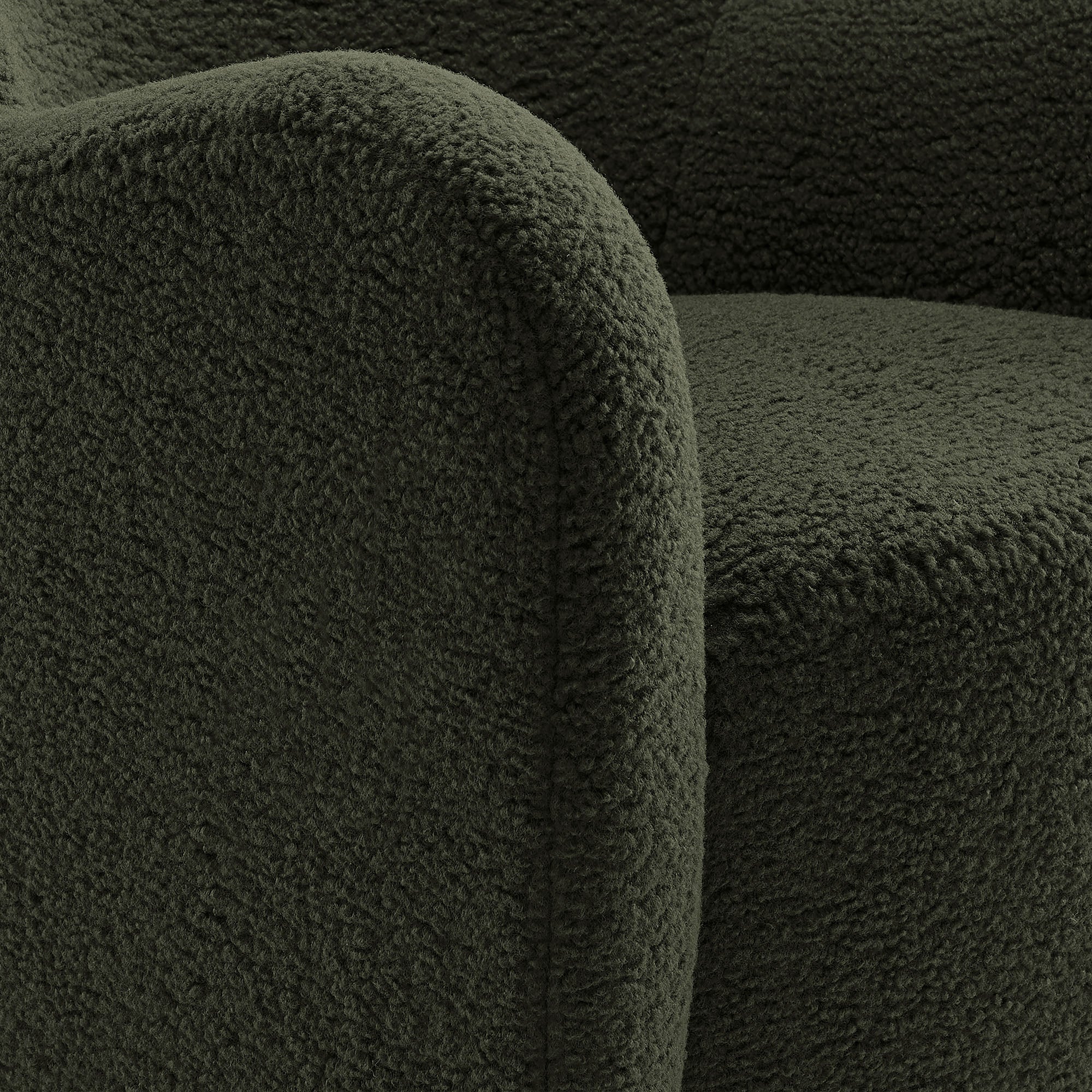 Montrose Wingback Sherpa Swivel Accent Chair by Modway - Image 15