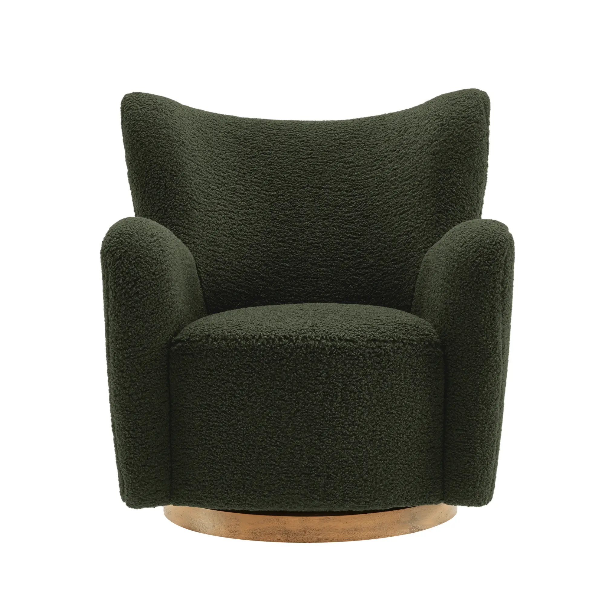 Montrose Wingback Sherpa Swivel Accent Chair by Modway - Image 18