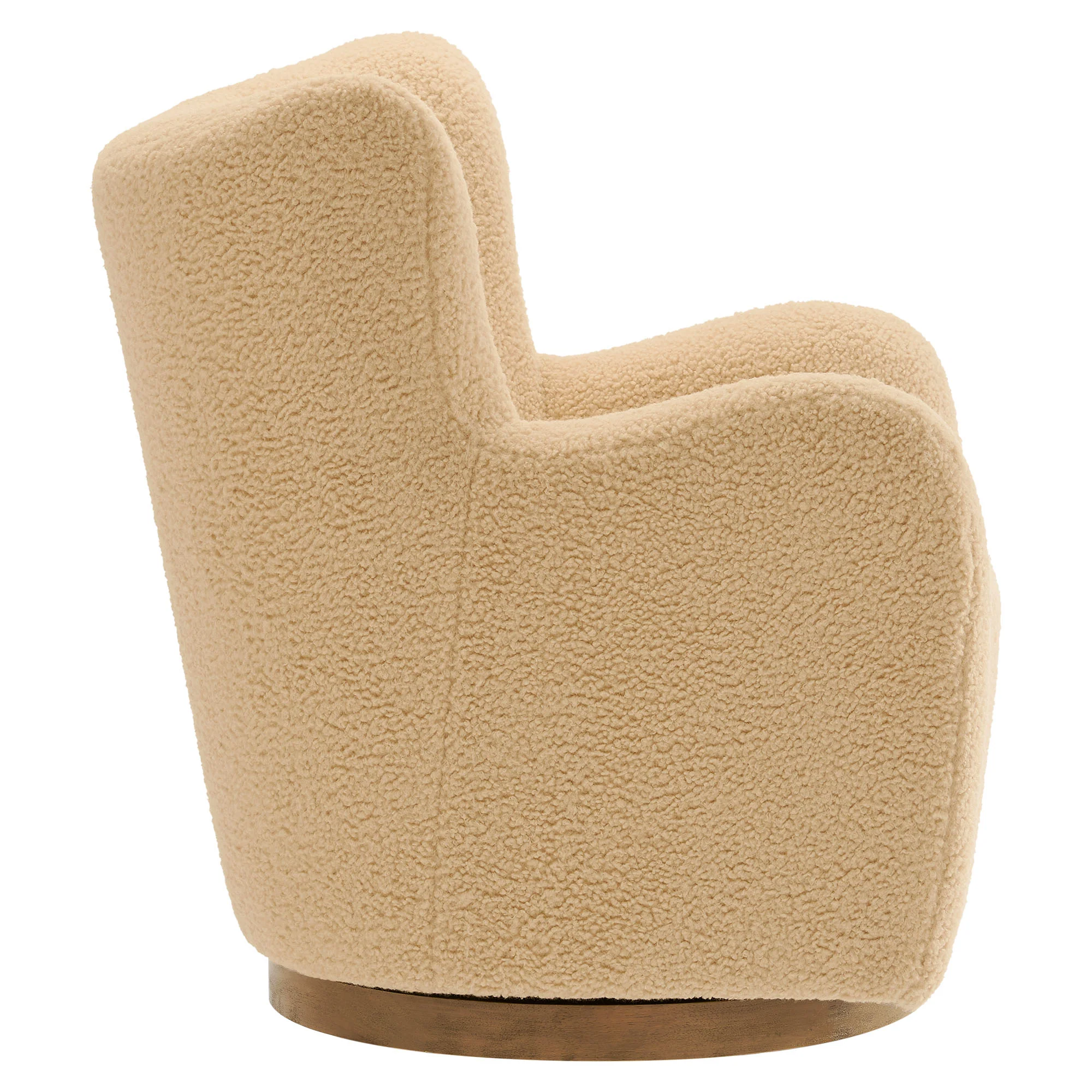 Montrose Wingback Sherpa Swivel Accent Chair by Modway - Image 22