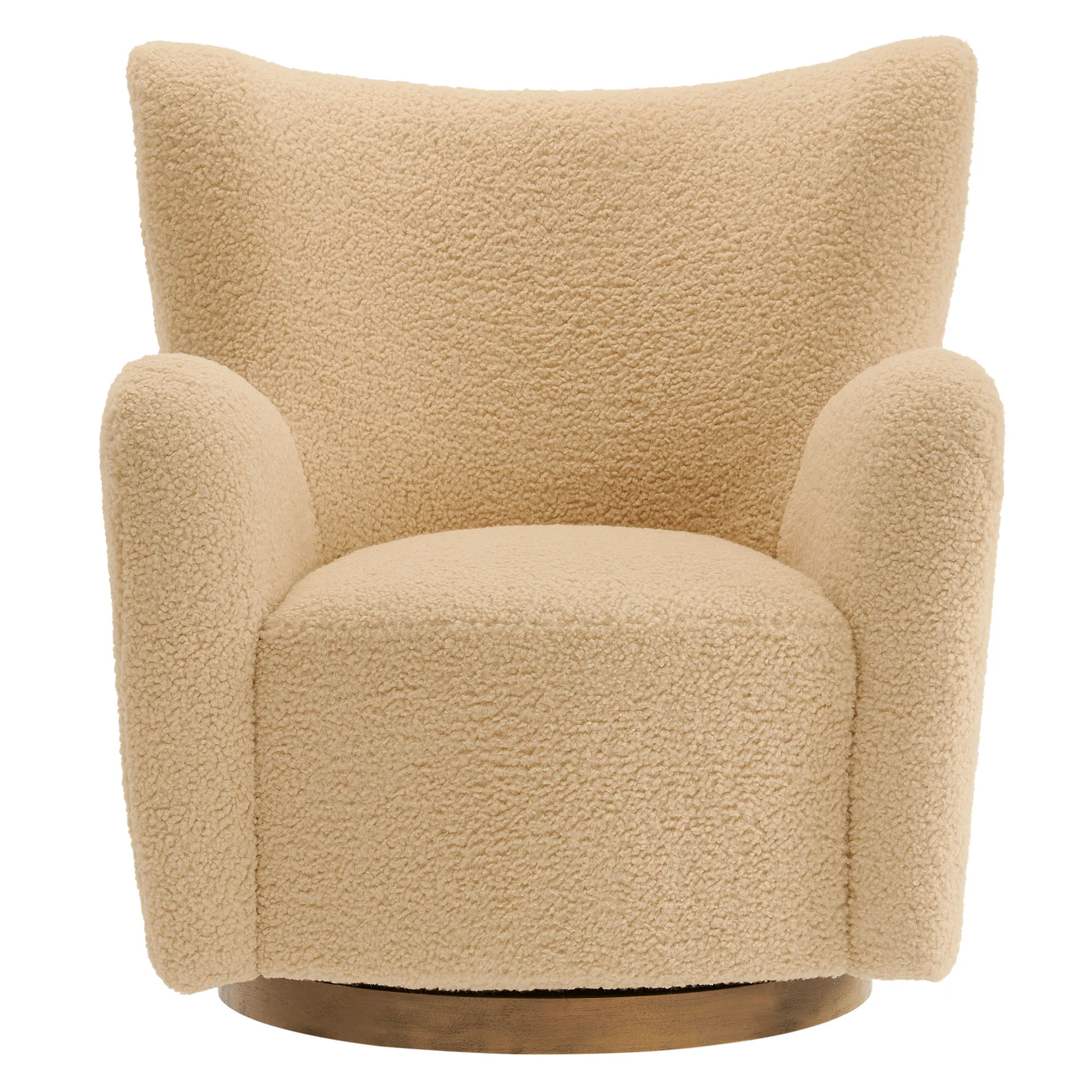 Montrose Wingback Sherpa Swivel Accent Chair by Modway - Image 24