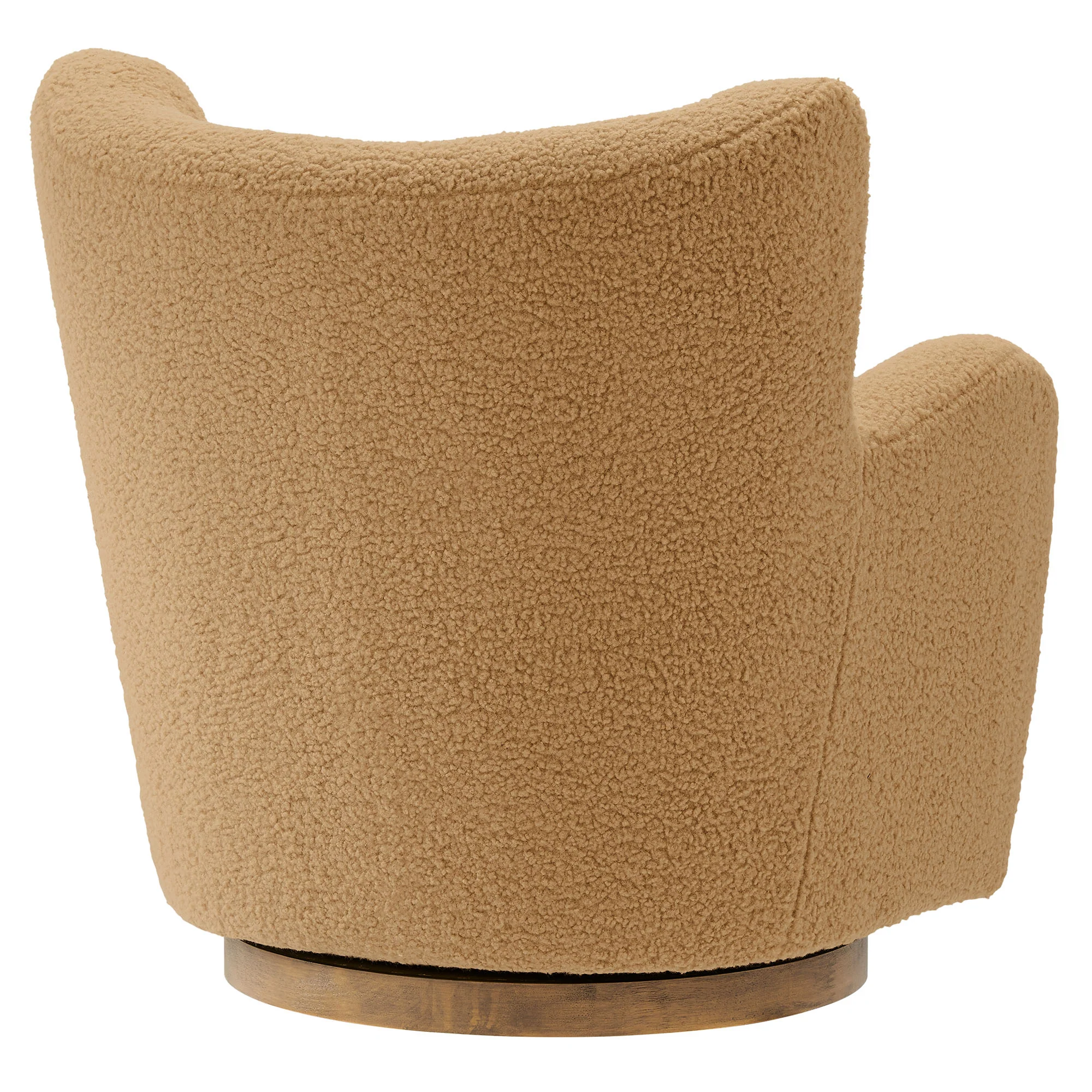 Montrose Wingback Sherpa Swivel Accent Chair by Modway - Image 4