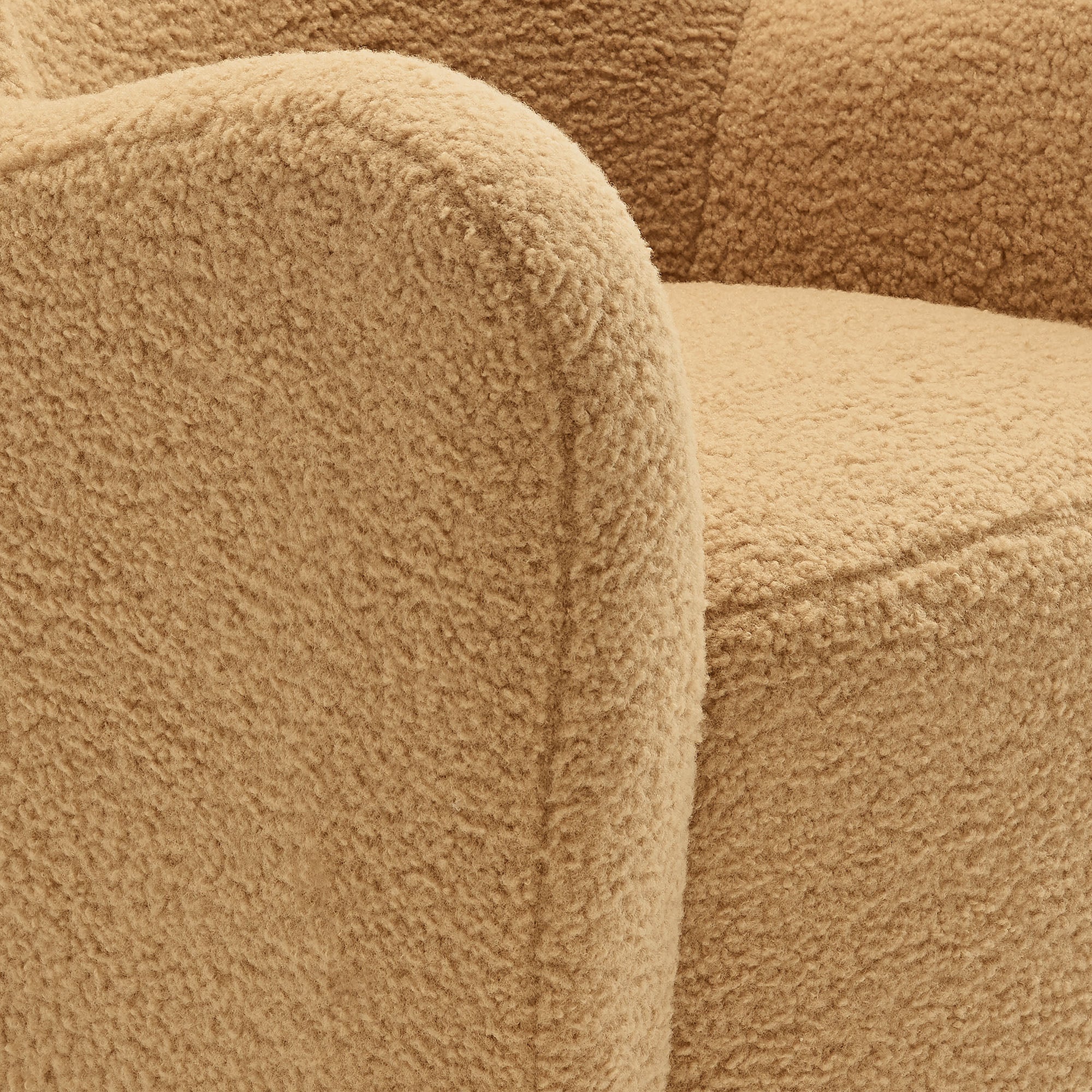 Montrose Wingback Sherpa Swivel Accent Chair by Modway - Image 6