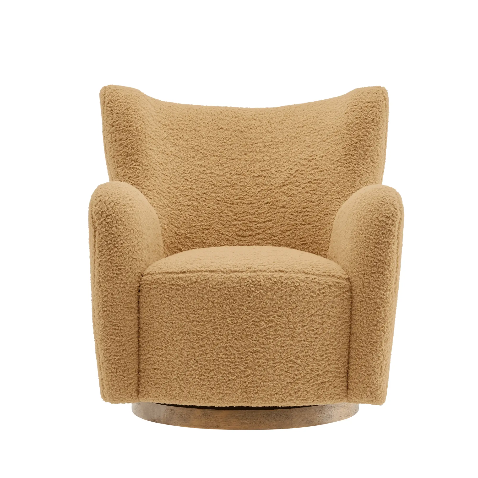 Montrose Wingback Sherpa Swivel Accent Chair by Modway - Image 8