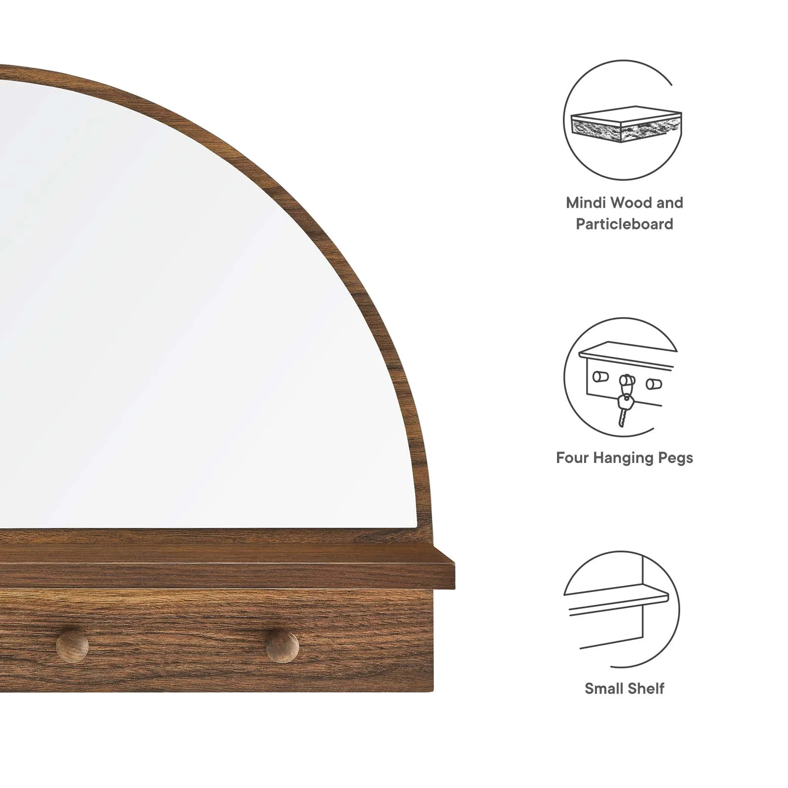 Moonbeam Arched Mirror By Modway - EEI-6350 - Image 16