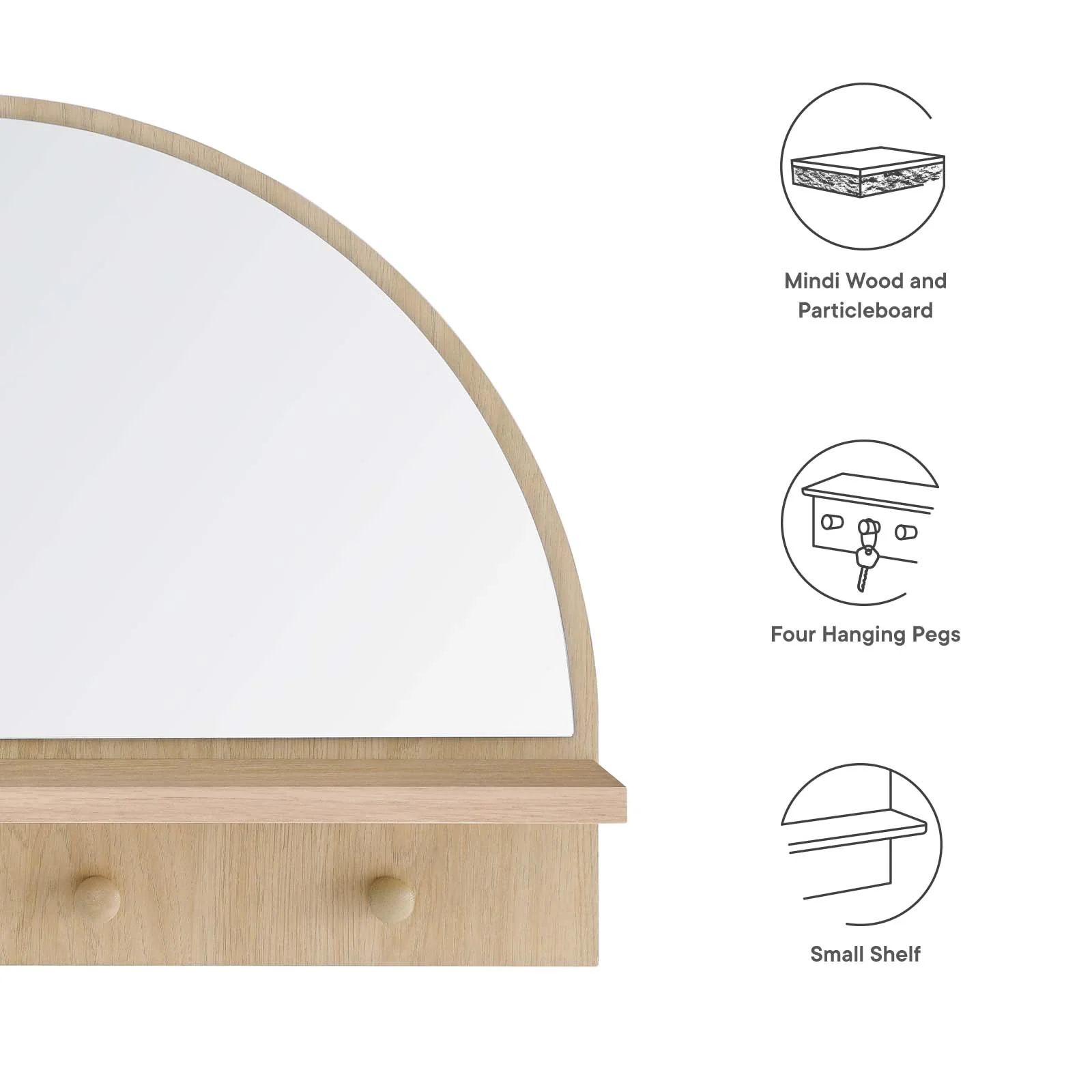 Moonbeam Arched Mirror By Modway - EEI-6350 - Image 8