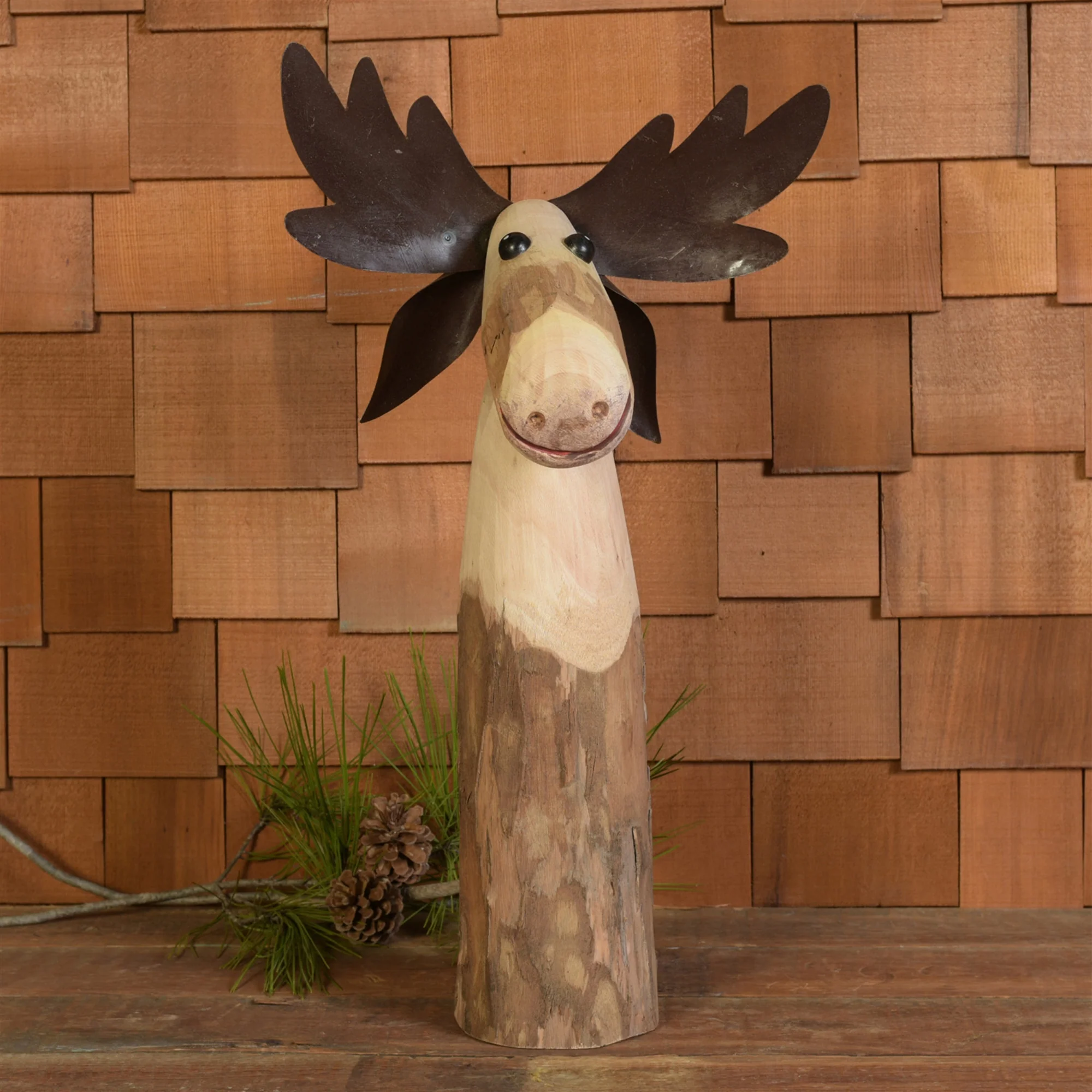 Moose, Wood & Metal - Large By HomArt - Image 3