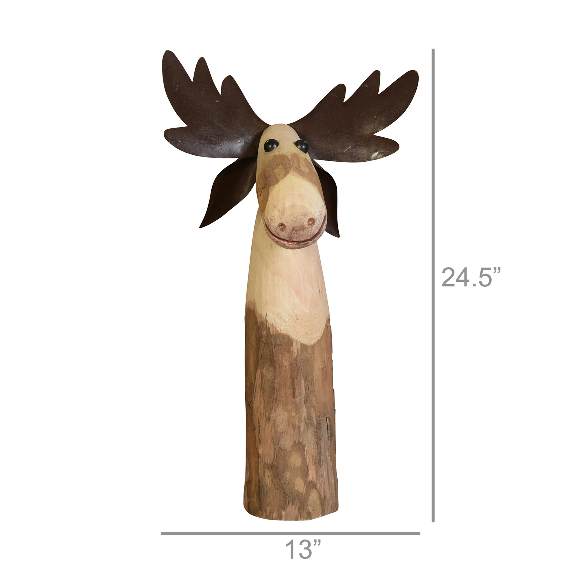 Moose, Wood & Metal - Large By HomArt - Image 4