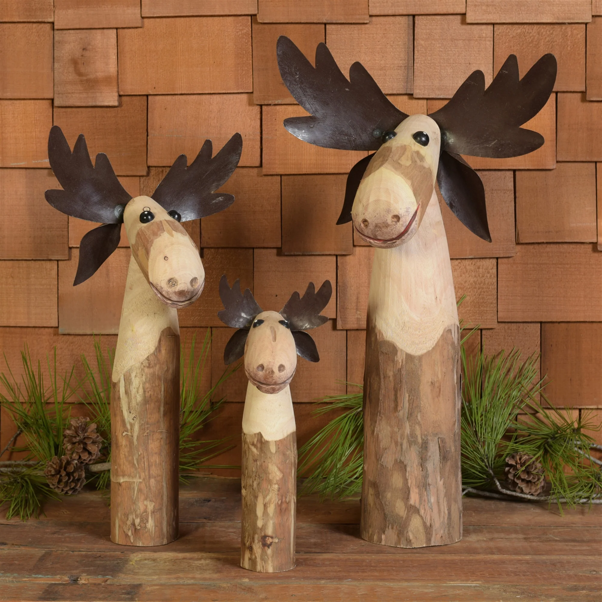 Moose, Wood & Metal - Medium By HomArt - Image 4