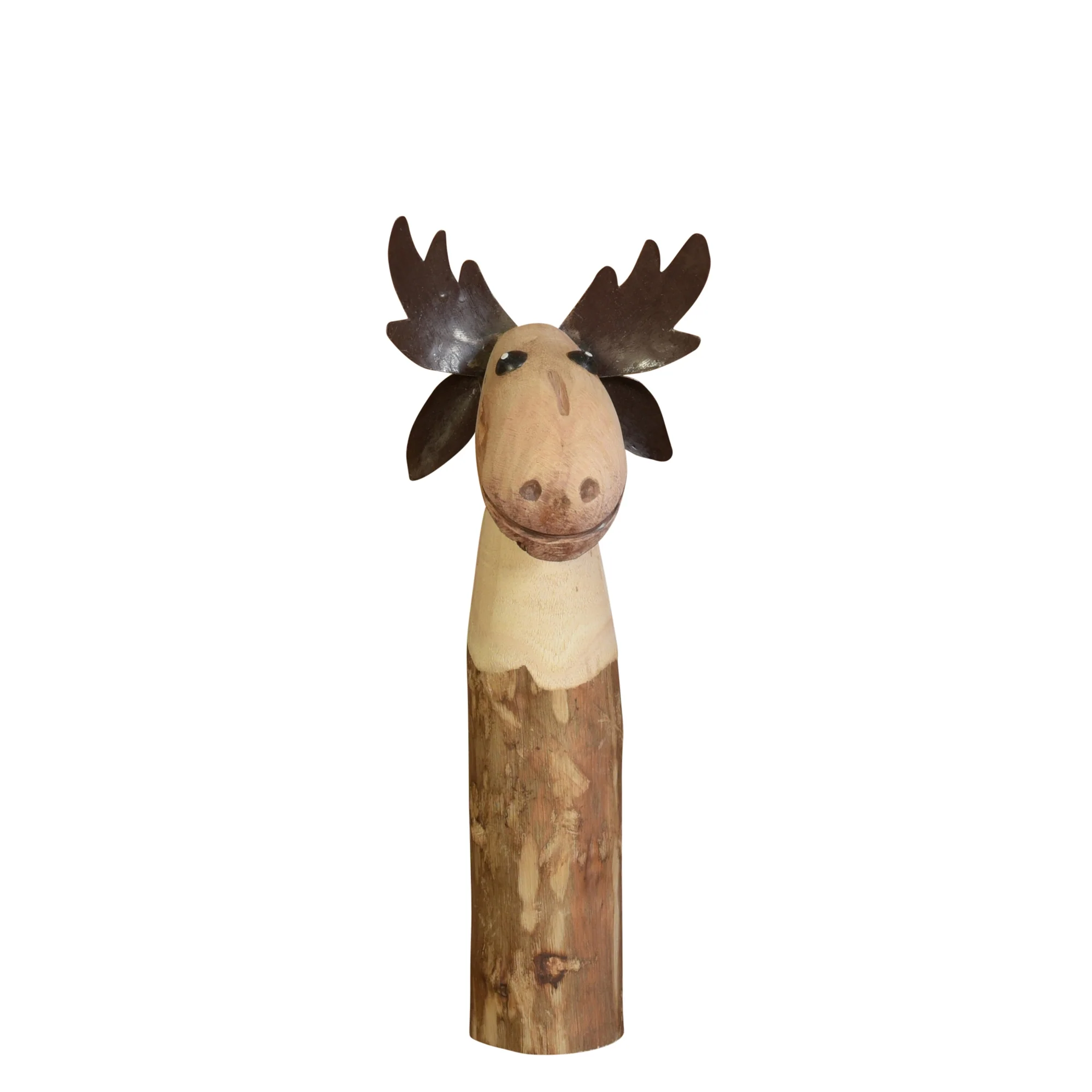 Moose, Wood & Metal - Small Set Of 2 By HomArt - Image 2