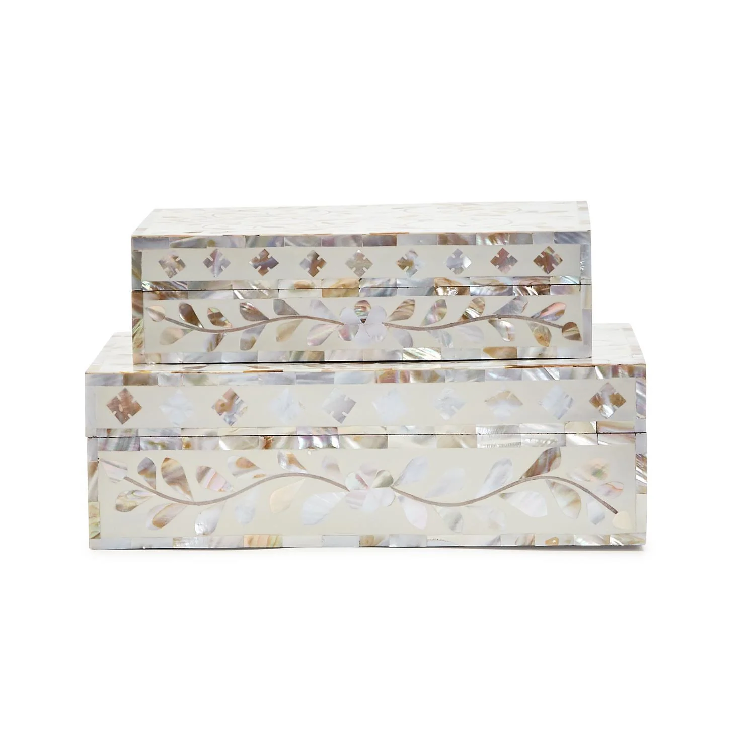 MOP Tear Hinged Cover Box Set Of 4 By Tozai Home - Image 4