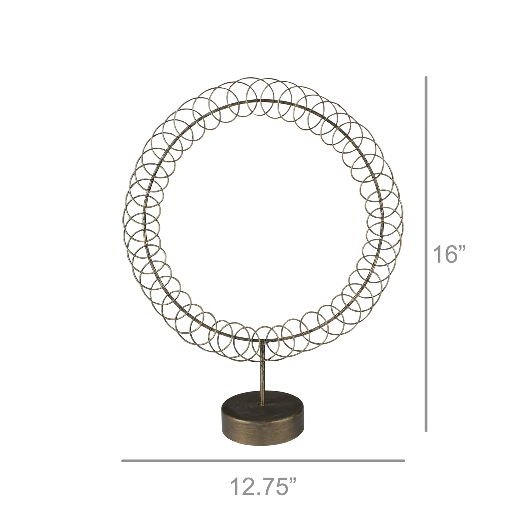 Mora Picture Display, Metal - Circle Set Of 2 By HomArt - Image 3