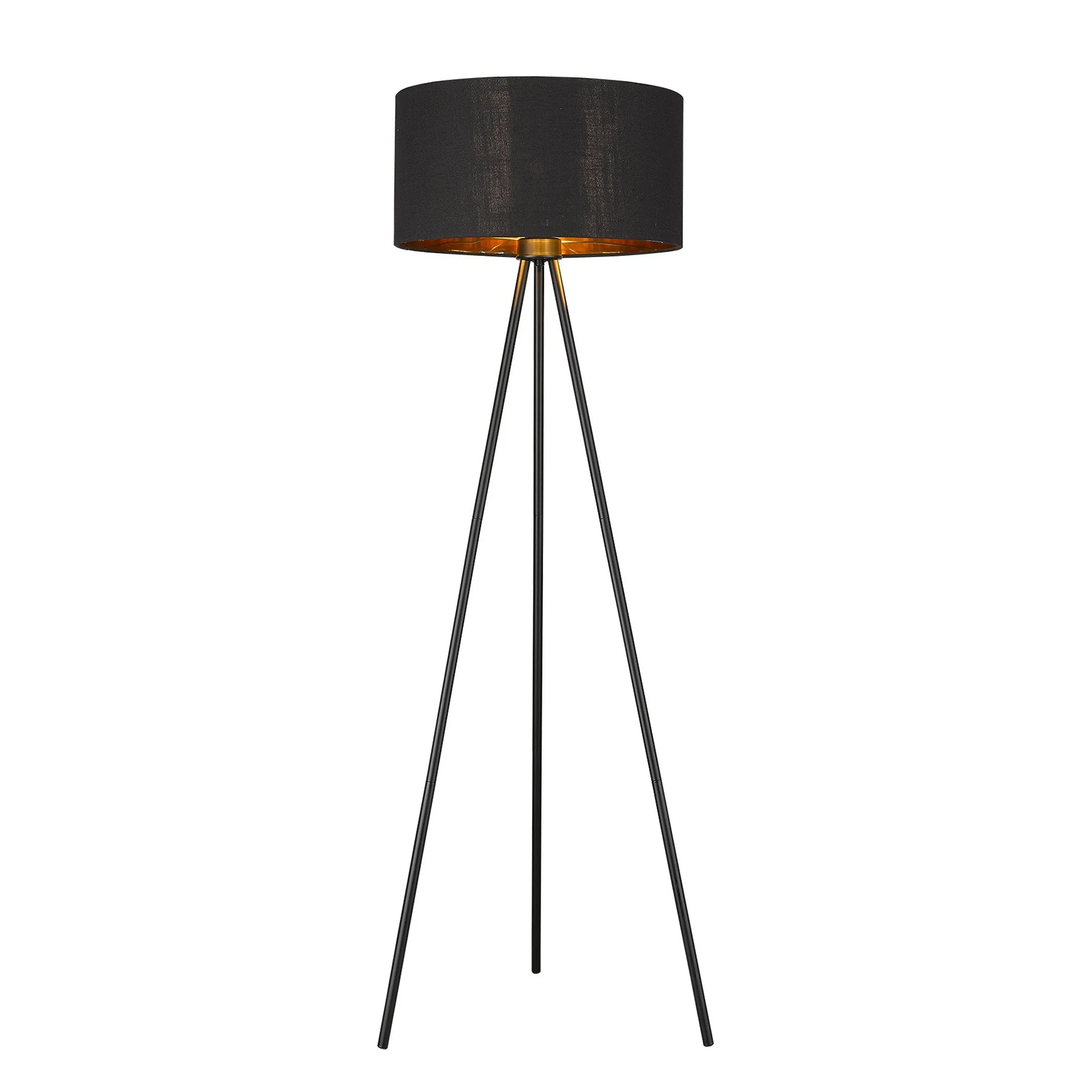 Morenci 1-Light Matte Black Floor Lamp By Homeroots - Image 2