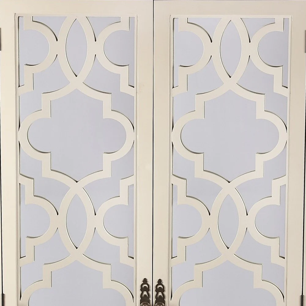 Morjanna White Tall Cabinet By Homeroots - Image 4