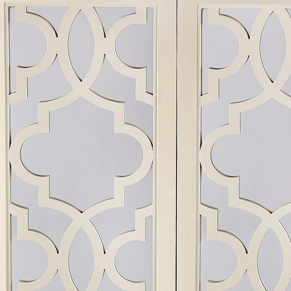 Morjanna White Tall Cabinet By Homeroots - Image 5
