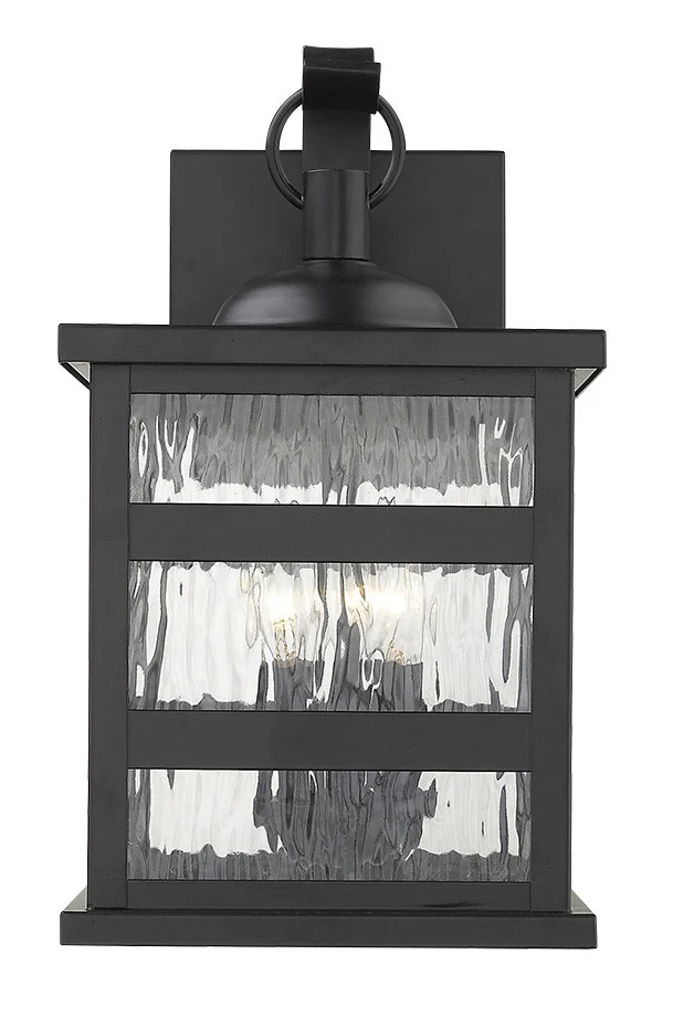 Morris 3-Light Matte Black Wall Light By Homeroots - Image 2