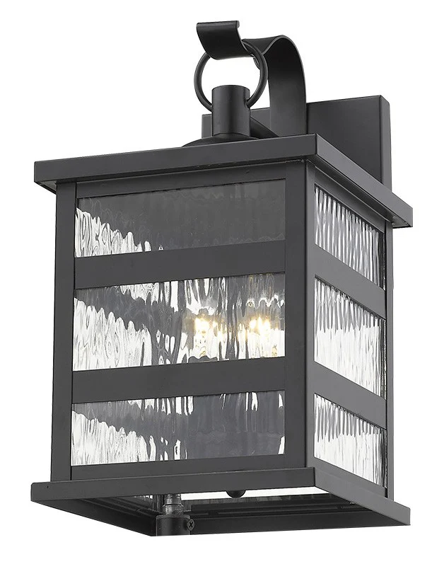 Morris 3-Light Matte Black Wall Light By Homeroots - Image 3