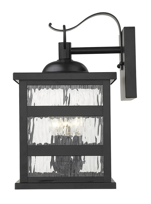 Morris 3-Light Matte Black Wall Light By Homeroots - Image 4