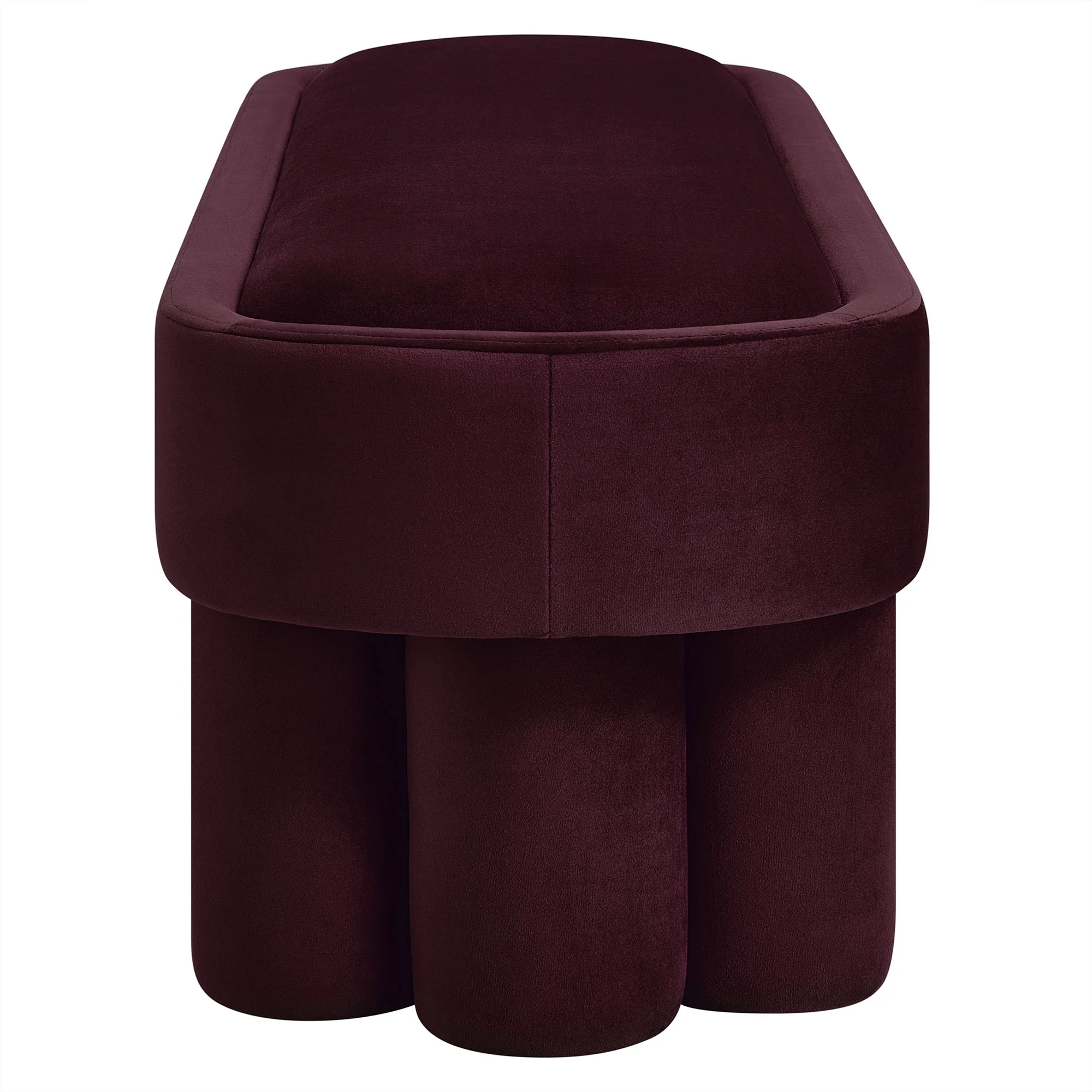 Mossi Oval Performance Velvet Accent Bench by Modway - Image 18