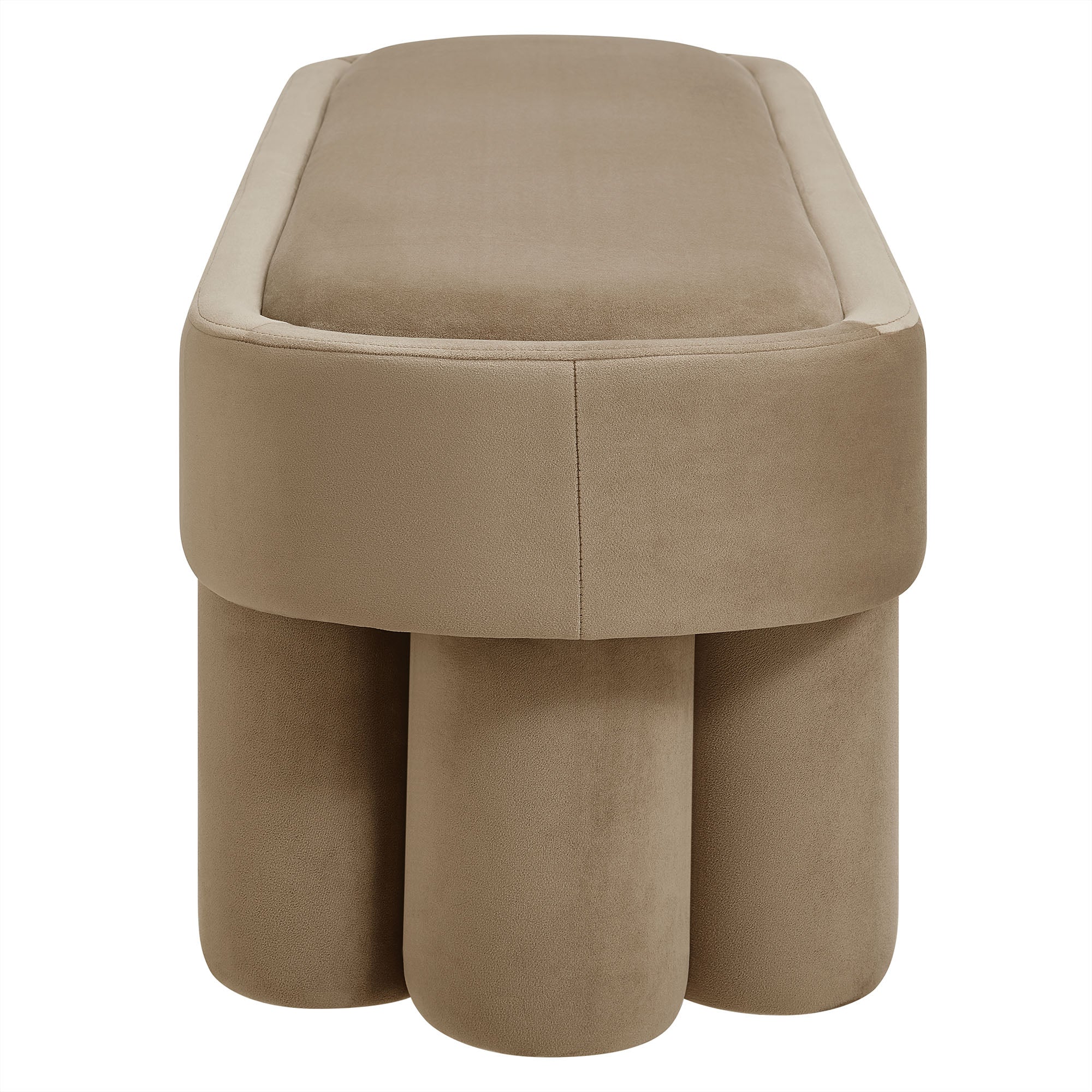 Mossi Oval Performance Velvet Accent Bench by Modway - Image 26