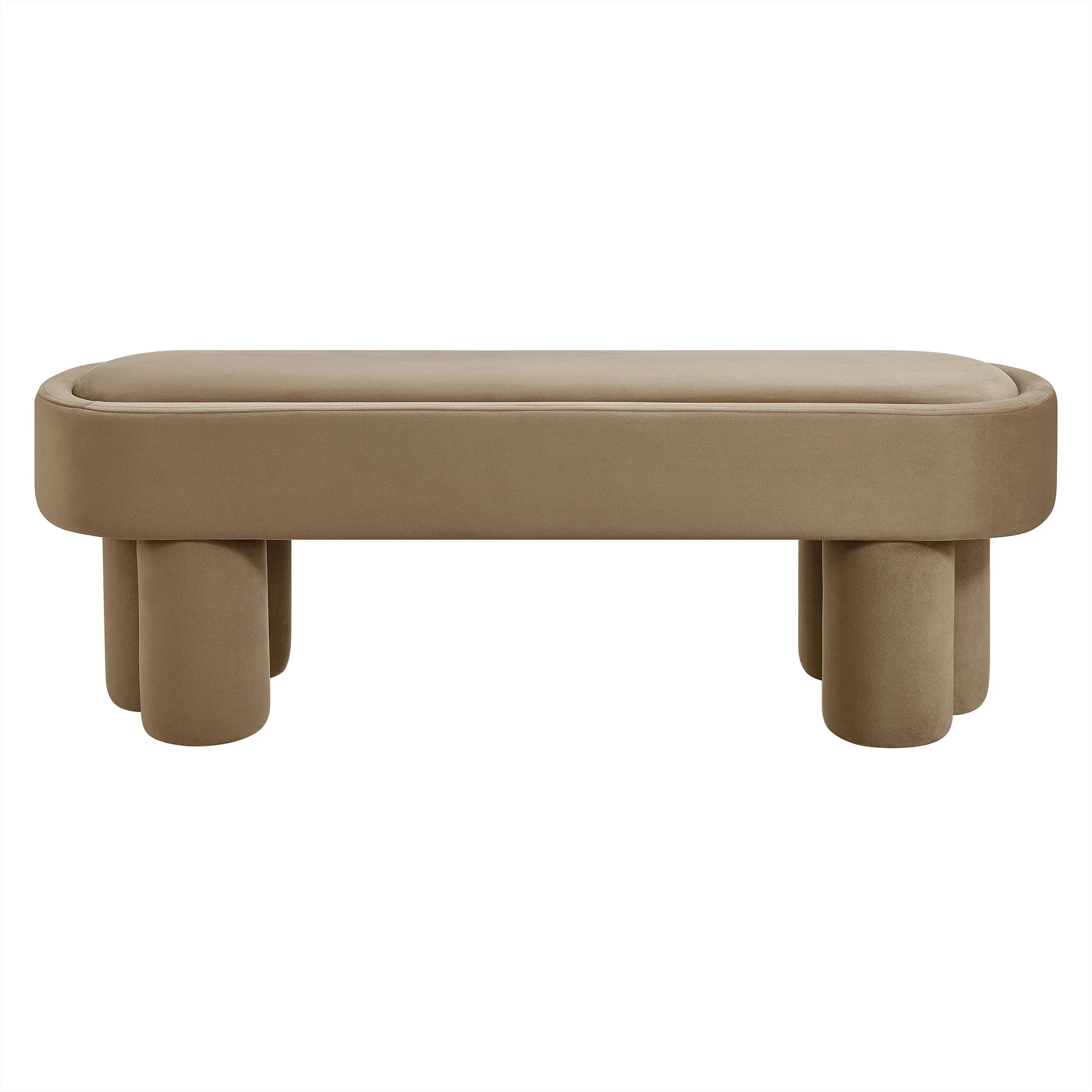 Mossi Oval Performance Velvet Accent Bench by Modway - Image 27