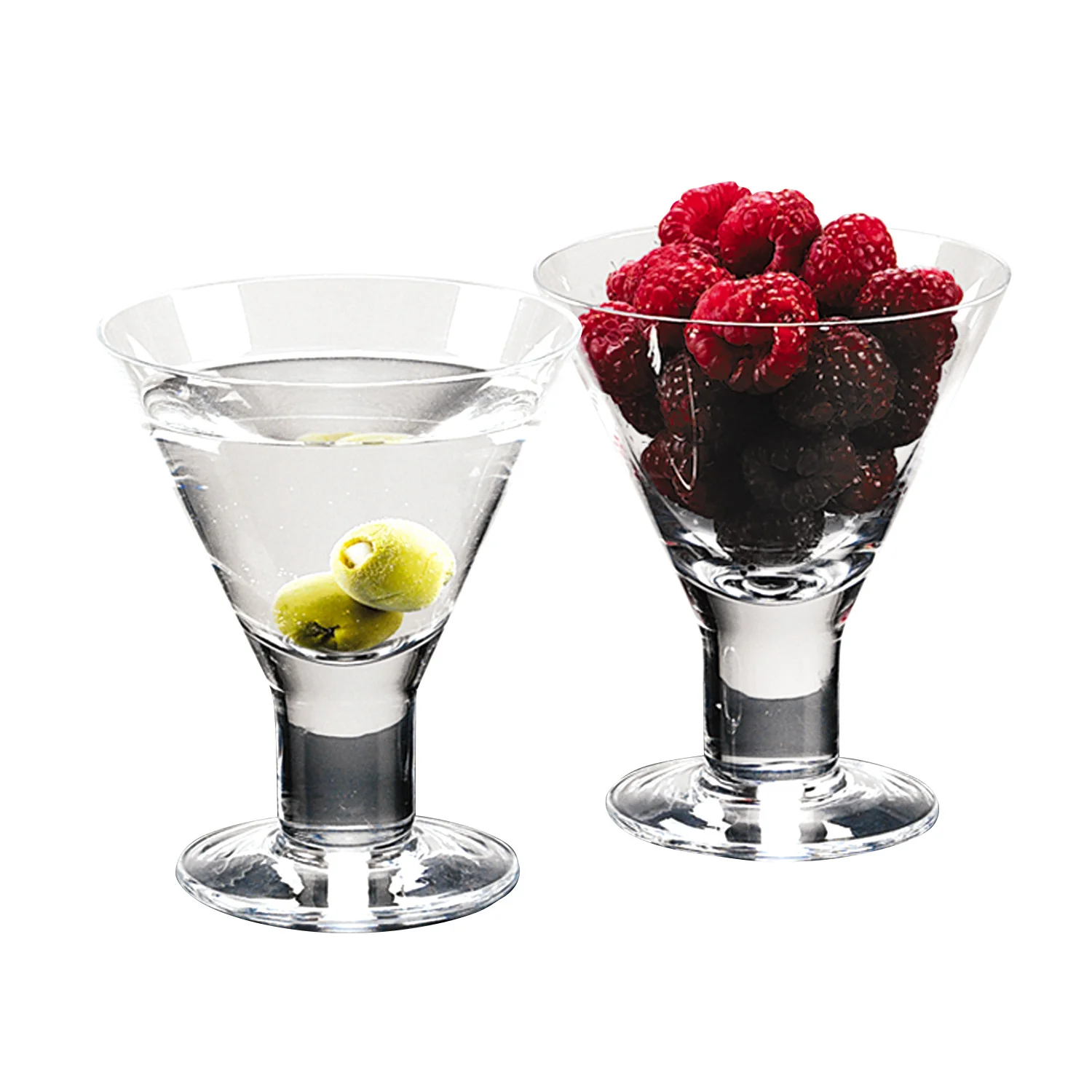 Mouth Blown Crystal Set Of 4 Martini Or Dessert Servers 6 Oz By Homeroots - Image 3