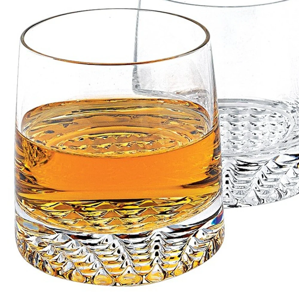 Mouth Blown European Crystal 5 Pc Whiskey Set By Homeroots - Image 3