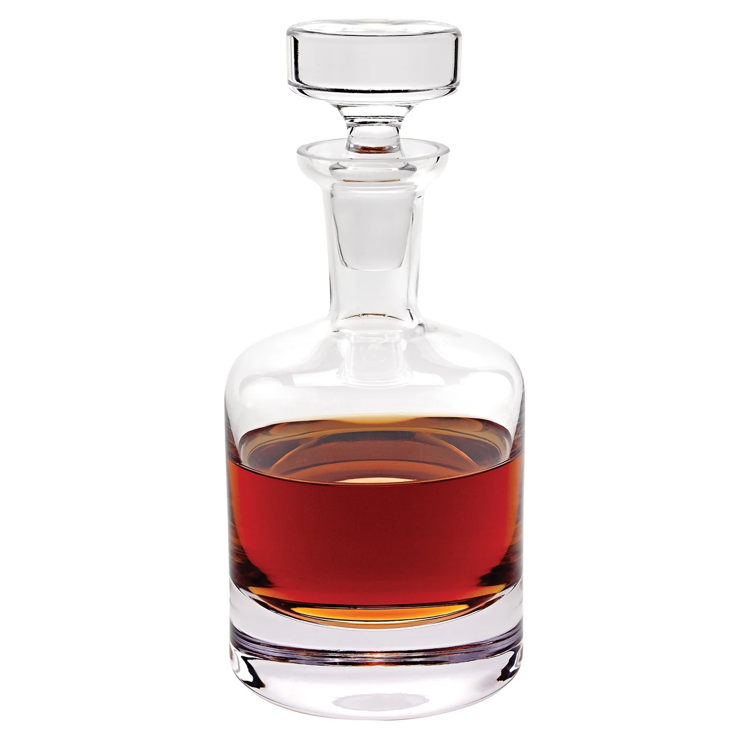 Mouth Blown European Crystal Decanter 28 Oz By Homeroots - Image 2