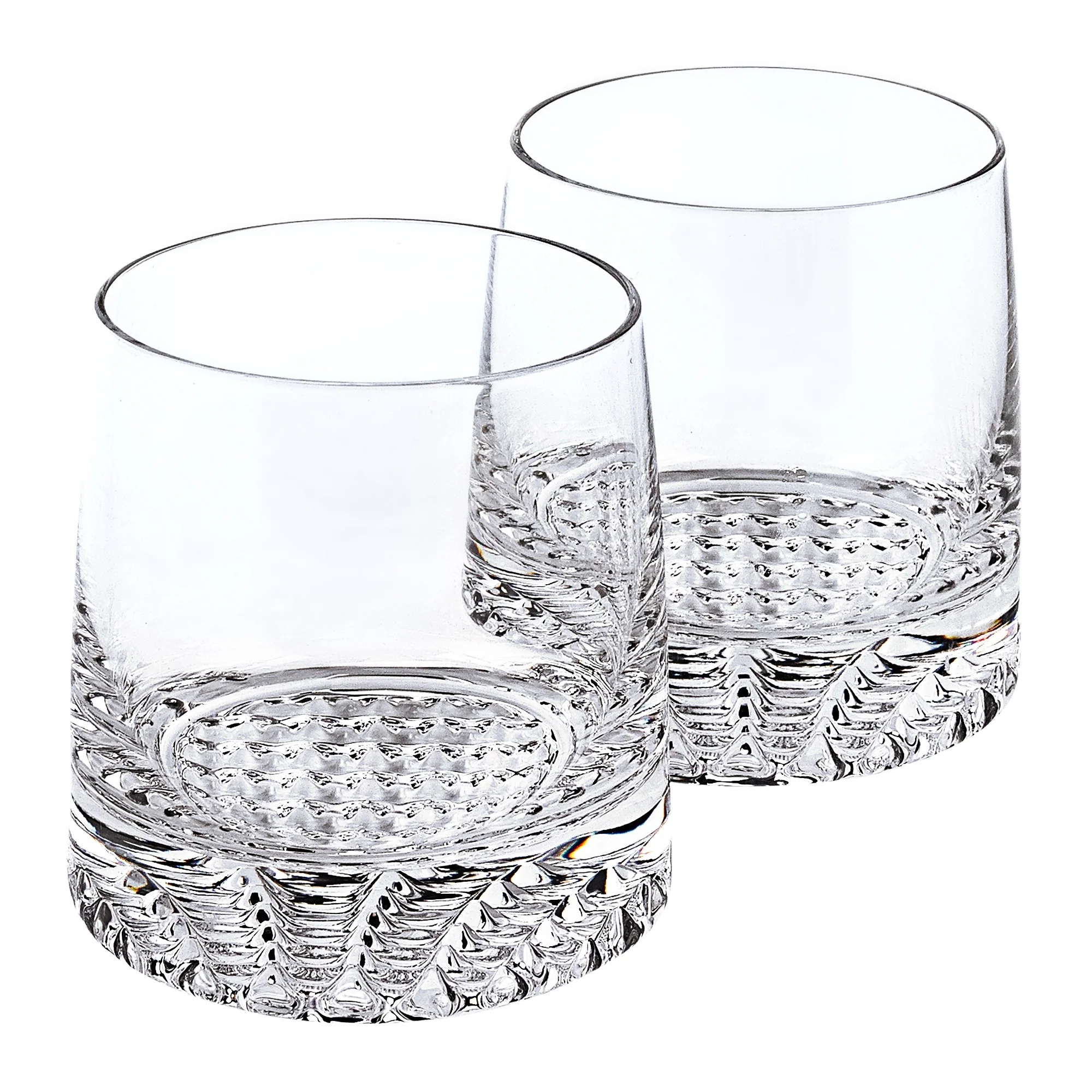 Mouth Blown European Crystal Whiskey Set 4 Pc Rocks Or Dof Set By Homeroots - Image 3