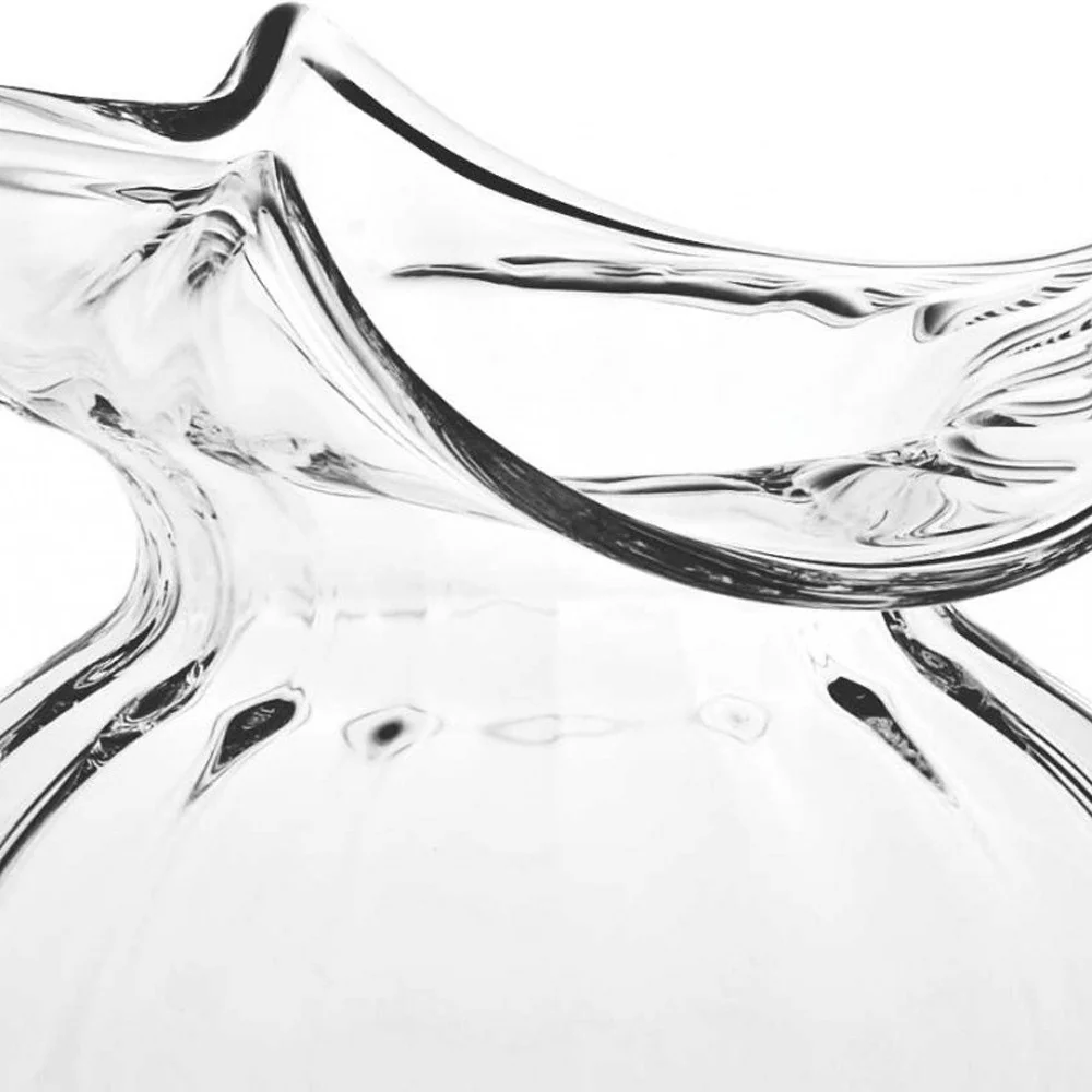 Mouth Blown Glass Pitcher 42 Oz By Homeroots - Image 3