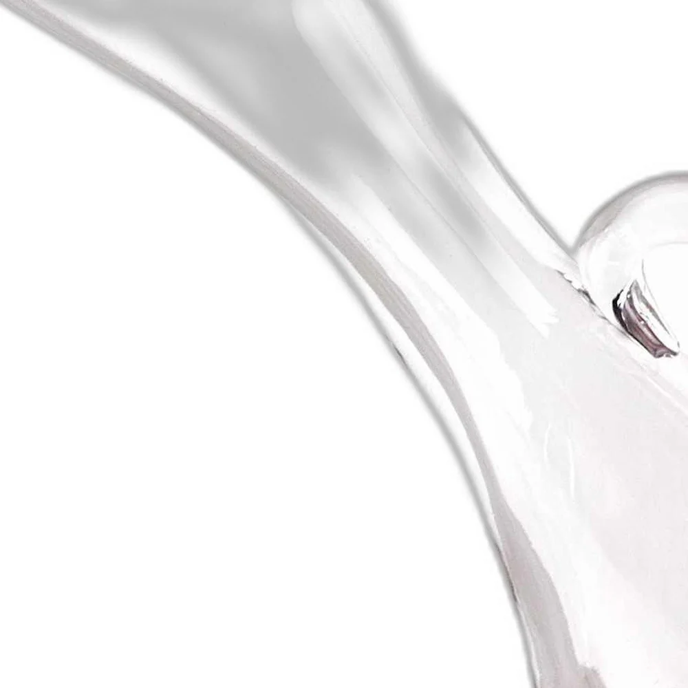 Mouth Blown Glass Wine Carafe 32 Oz By Homeroots - Image 5
